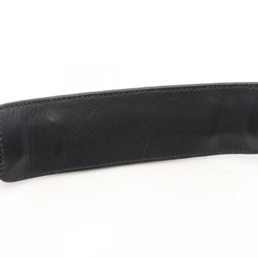 Prada Logo Jacquard Shoulder Bag in Canvas and Leather, Black