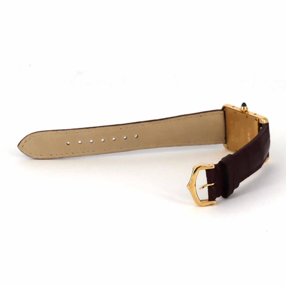 Cartier Tank Louis MM YG WGTA0059 Watch Manual Winding — Very Good