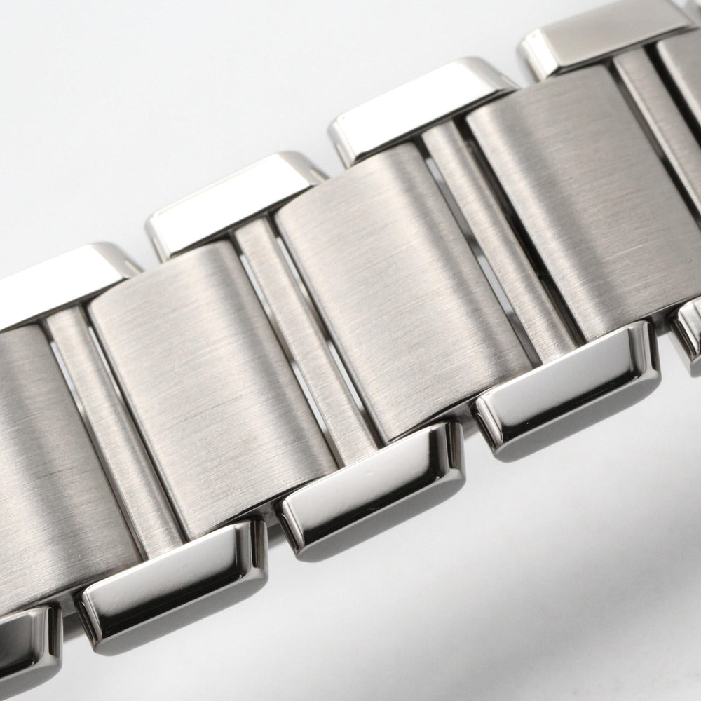 Cartier Tank Française SM Watch, Stainless Steel, Women's, Black, W51026Q3 — Very Good