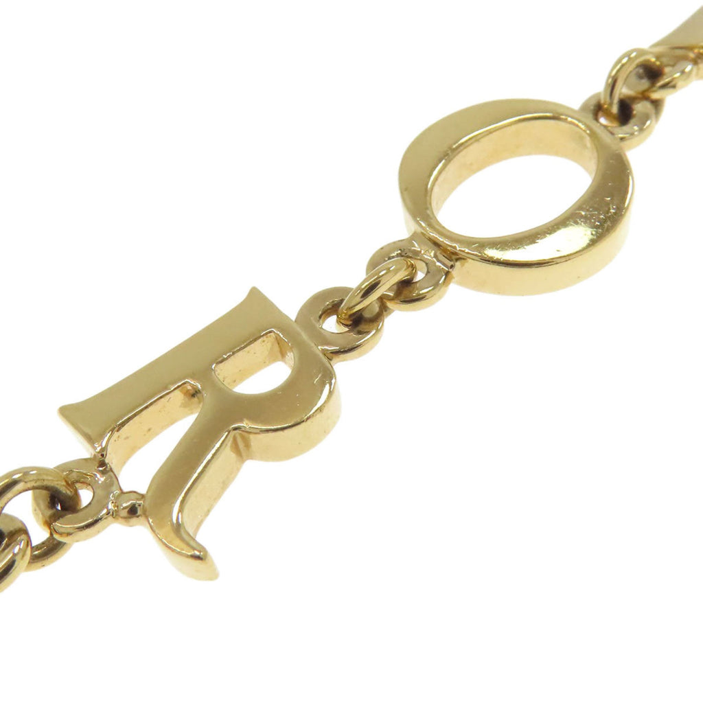 Christian Dior logo bracelet in metal for women.