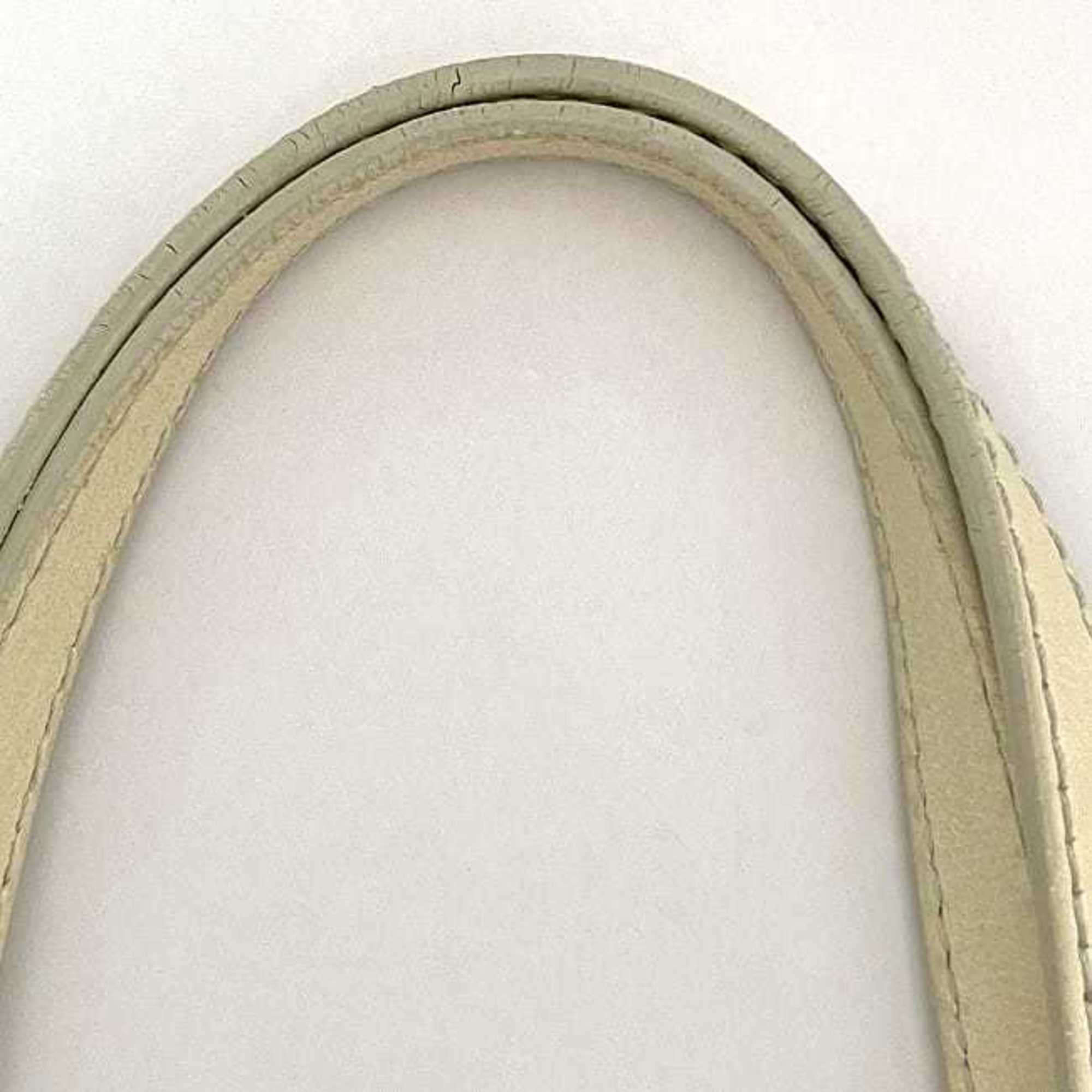 Jimmy Choo Tote Bag Sophia ec-22763 Cream White Leather Studs JIMMY CHOO Star Women Men A4