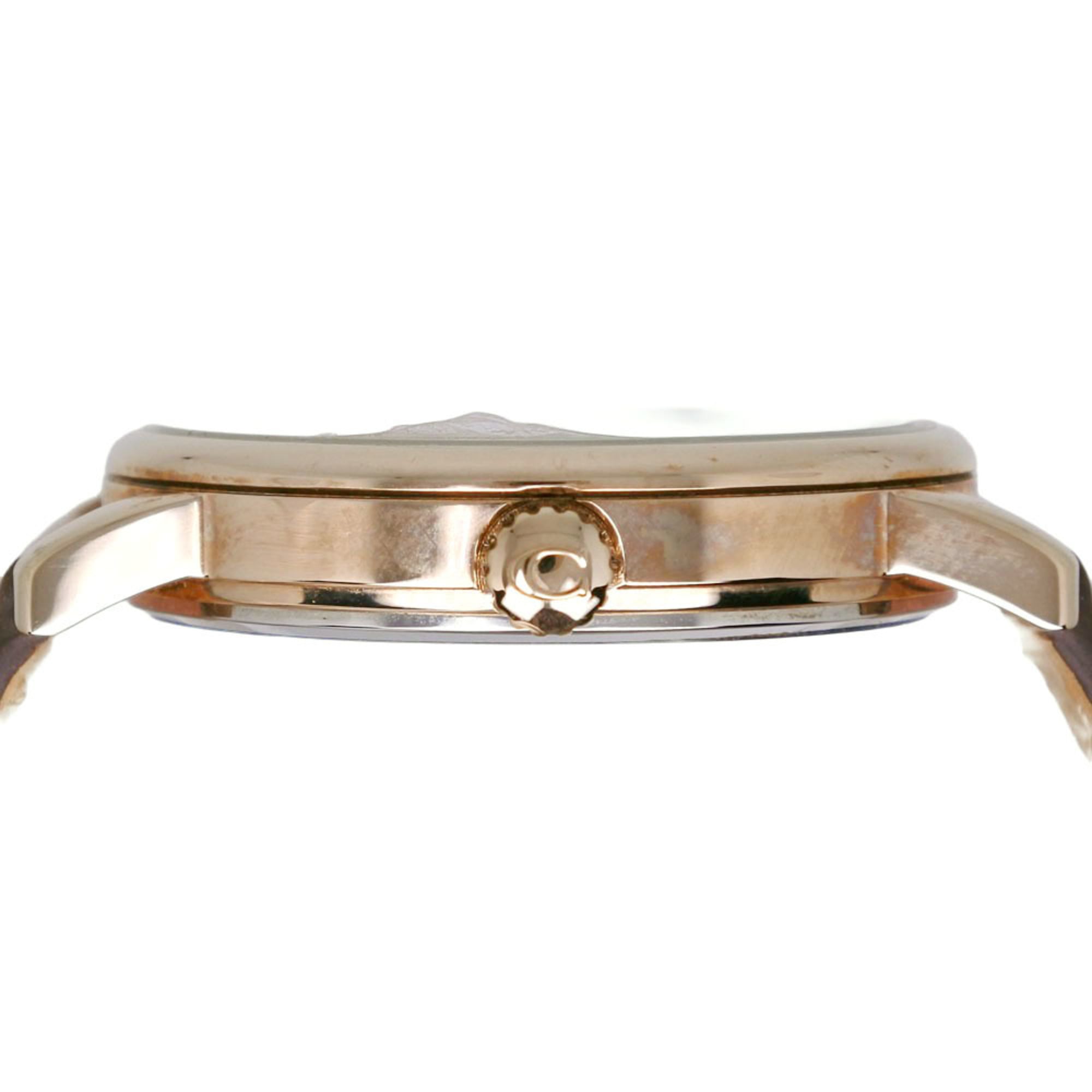 Coach watch CA.113.7.34.1539, stainless steel and leather strap, quartz, analog, white dial, women's — Very Good