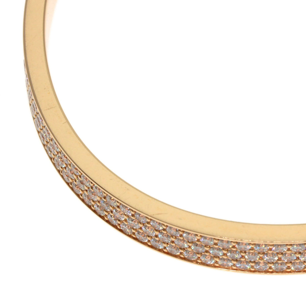 Hermes Hermès Kelly Crochet Pavé Diamond Bracelet in 18K Pink Gold for Women — Like New