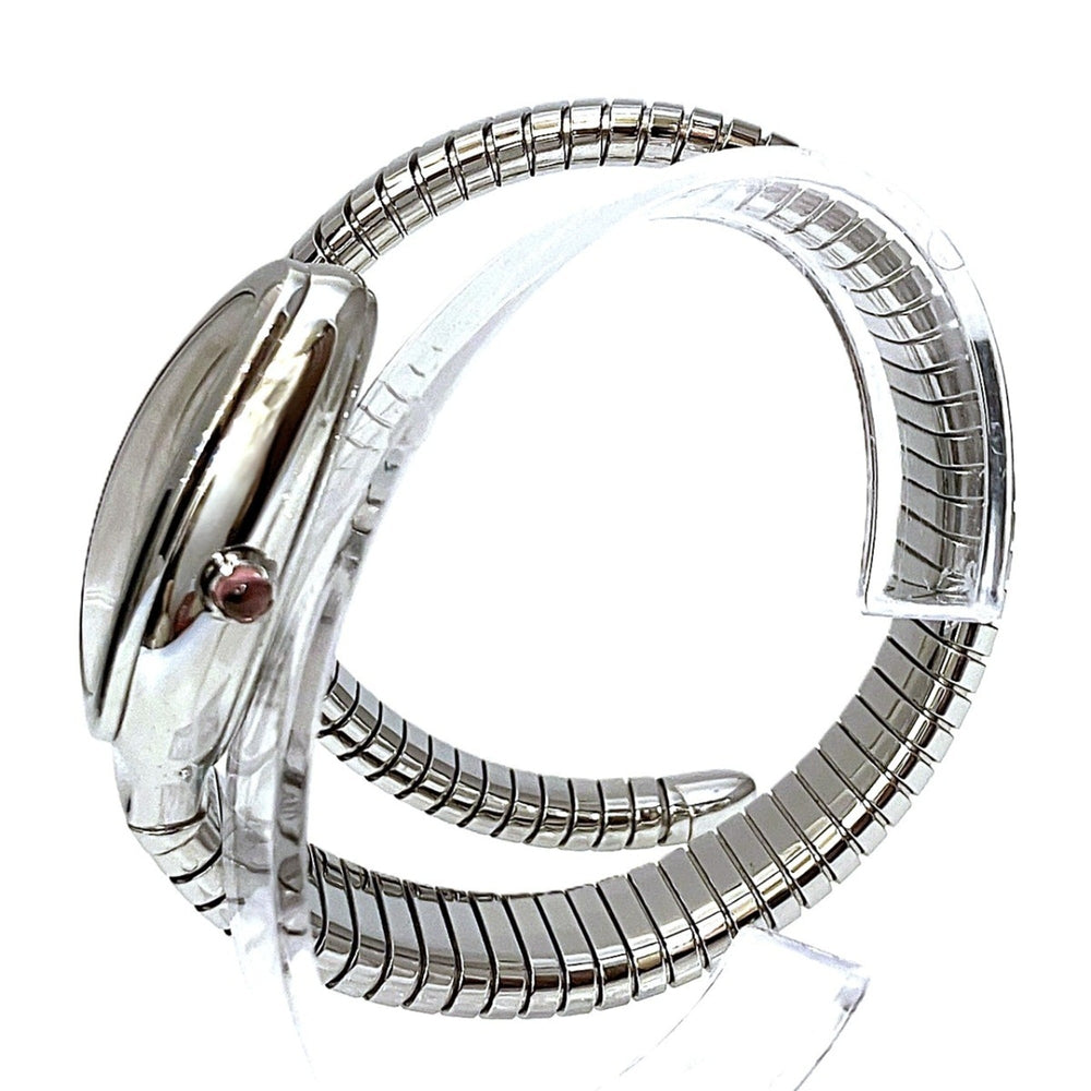 Bulgari BVLGARI Serpenti watch, total weight 61.2g, stainless steel, quartz movement, silver dial, SP35S — Good