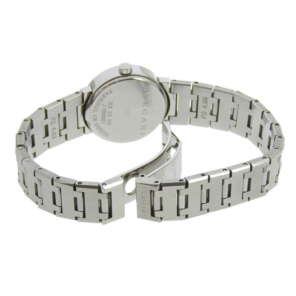 BVLGARI Bzero1 Watch, BZero1 BB23SS, Stainless Steel, Quartz Movement, Analog Display, Black Dial, Women's — Good