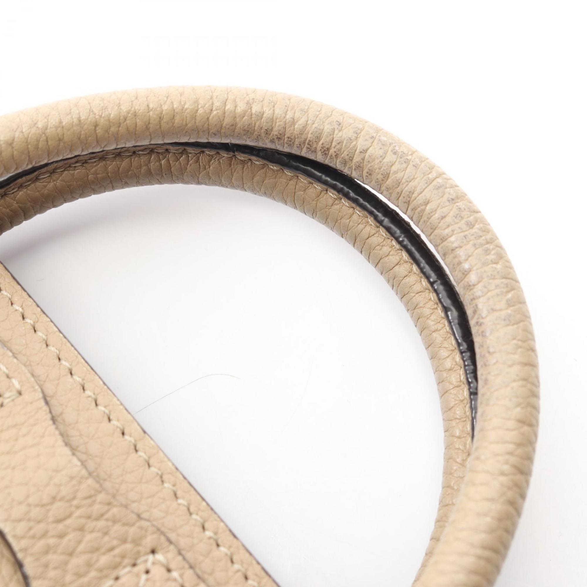 Celine Luggage Nano Shopper Handbag, Leather, Women's, Beige