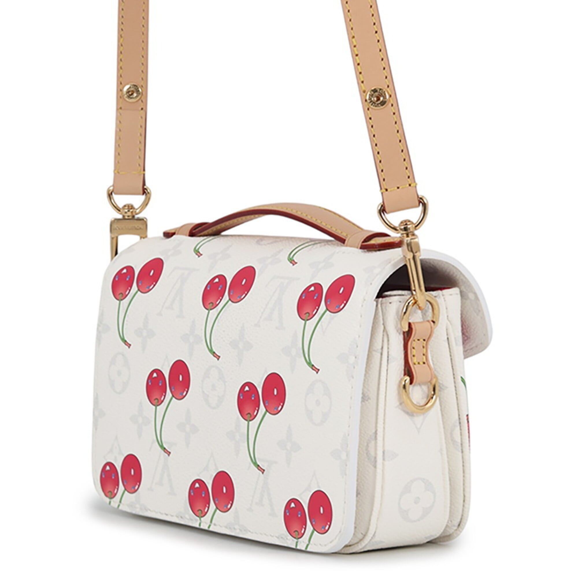 Louis Vuitton Shoulder Bag Monogram Cherry LV x TM Pochette Métis EW M14231 2-way Takashi Murakami Handbag Women's LOUIS VUITTON — Like New
