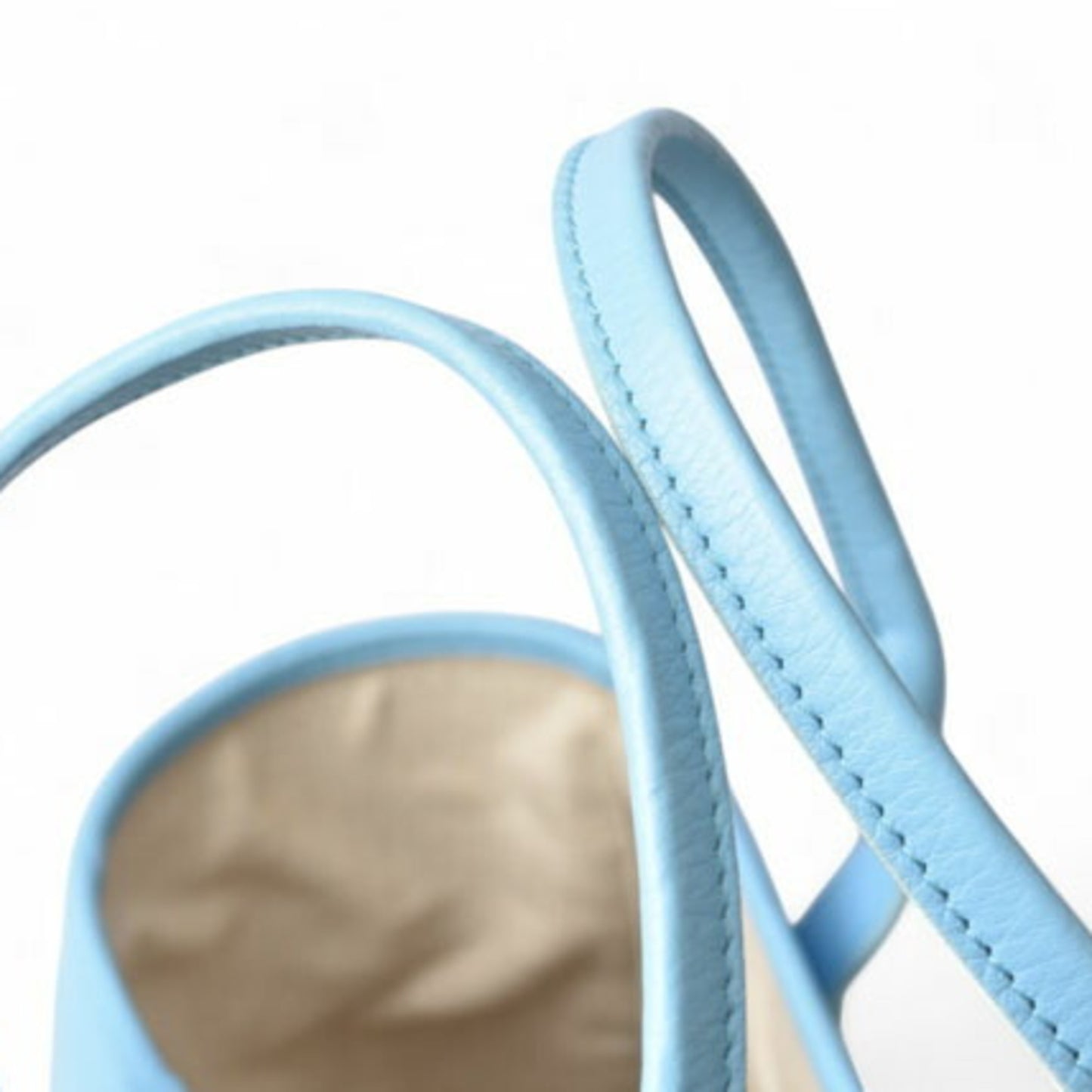 LOEWE Tote Bag, Storage Bag HERITAGE Heritage Calfskin Light Blue