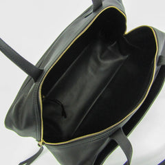 Balenciaga Carry Bowling Bag 826425 Women's Leather Handbag,Shoulder Bag Black — Like New