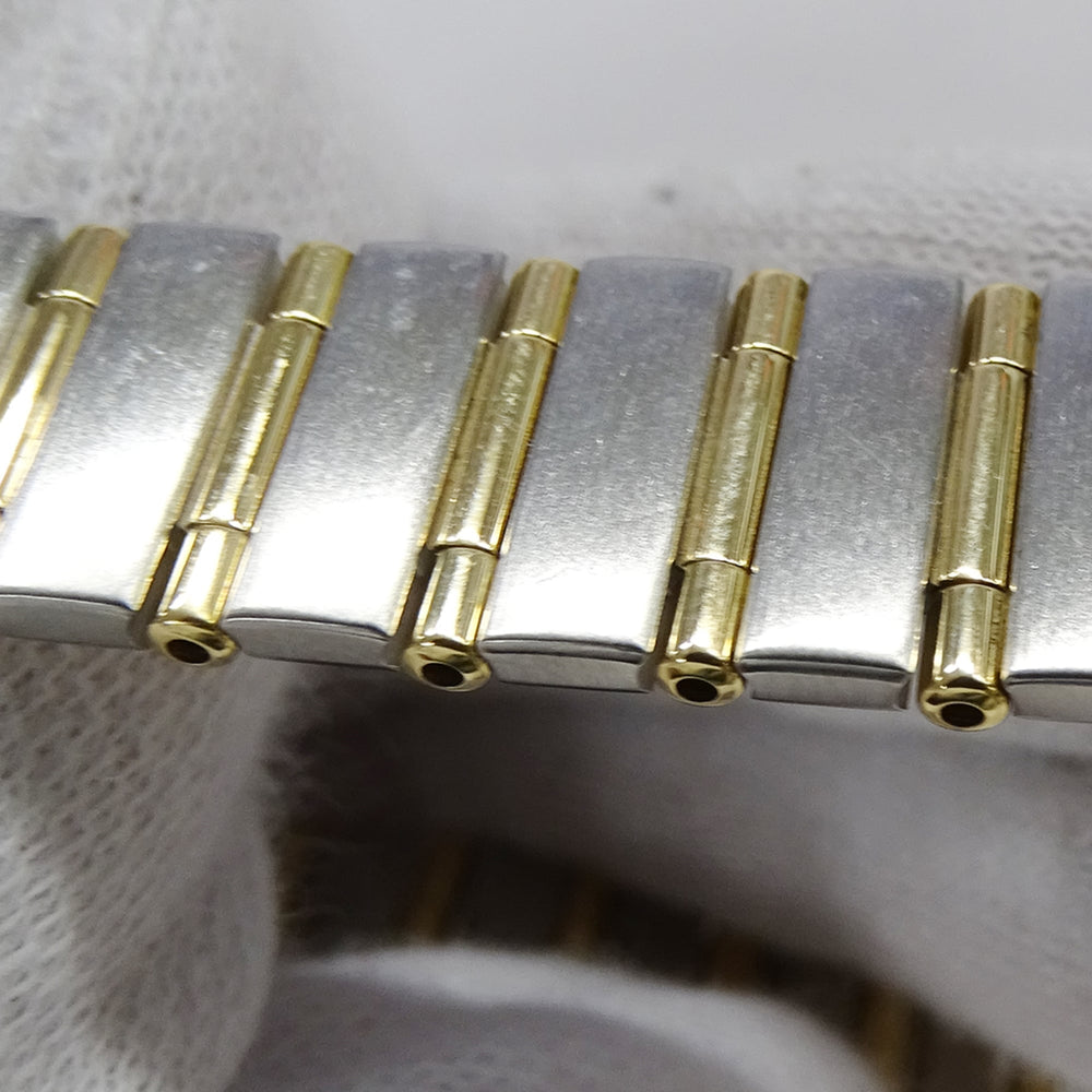 Omega Constellation Mini 1262.75 Women's Watch, Brand Name, 12P Diamond, Shell, Quartz Movement, Stainless Steel (SS) and Gold (YG) Combination, Full Bar — Good