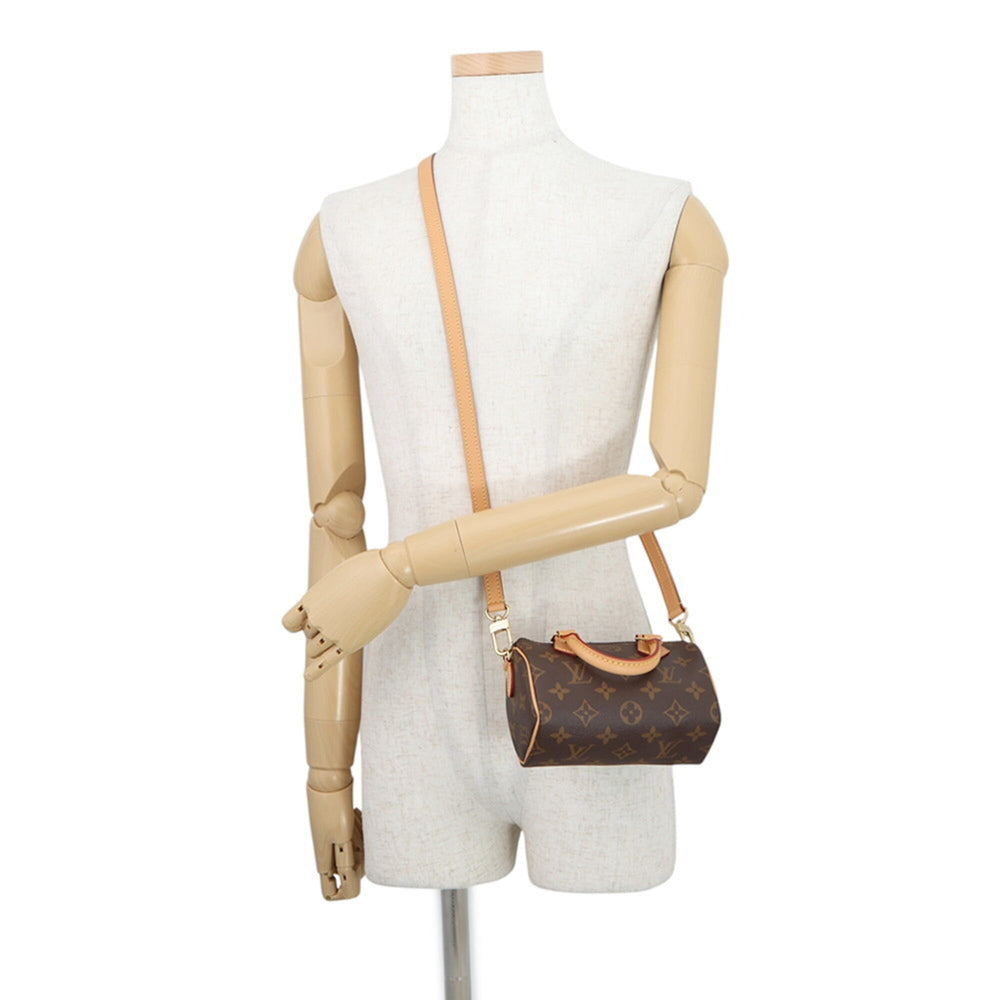 Louis Vuitton handbag Monogram Nano Speedy M81085 LOUIS VUITTON 2-way shoulder bag for women — Like New