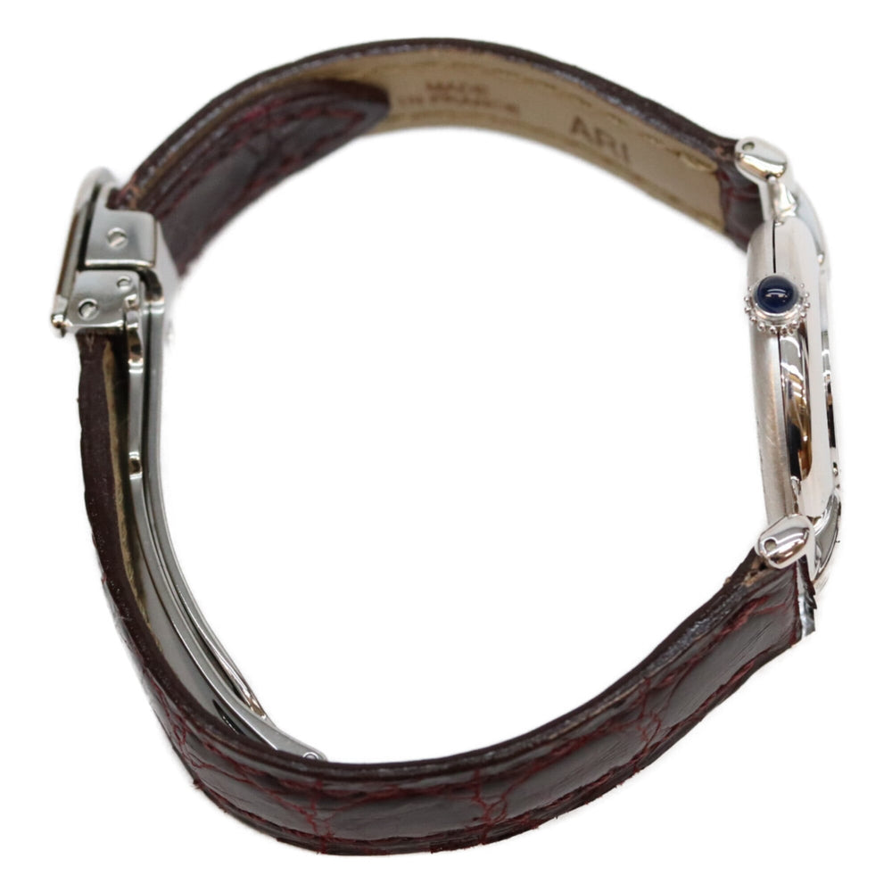 Cartier W1001665 925 Silver Must Colisée SM Quartz Watch, with White Dial, Ladies — Very Good