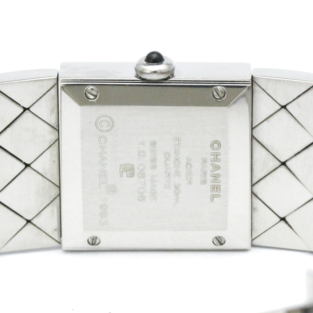 CHANEL Matelasse Stainless Steel Quartz Ladies Watch H0009 Polished — Very Good