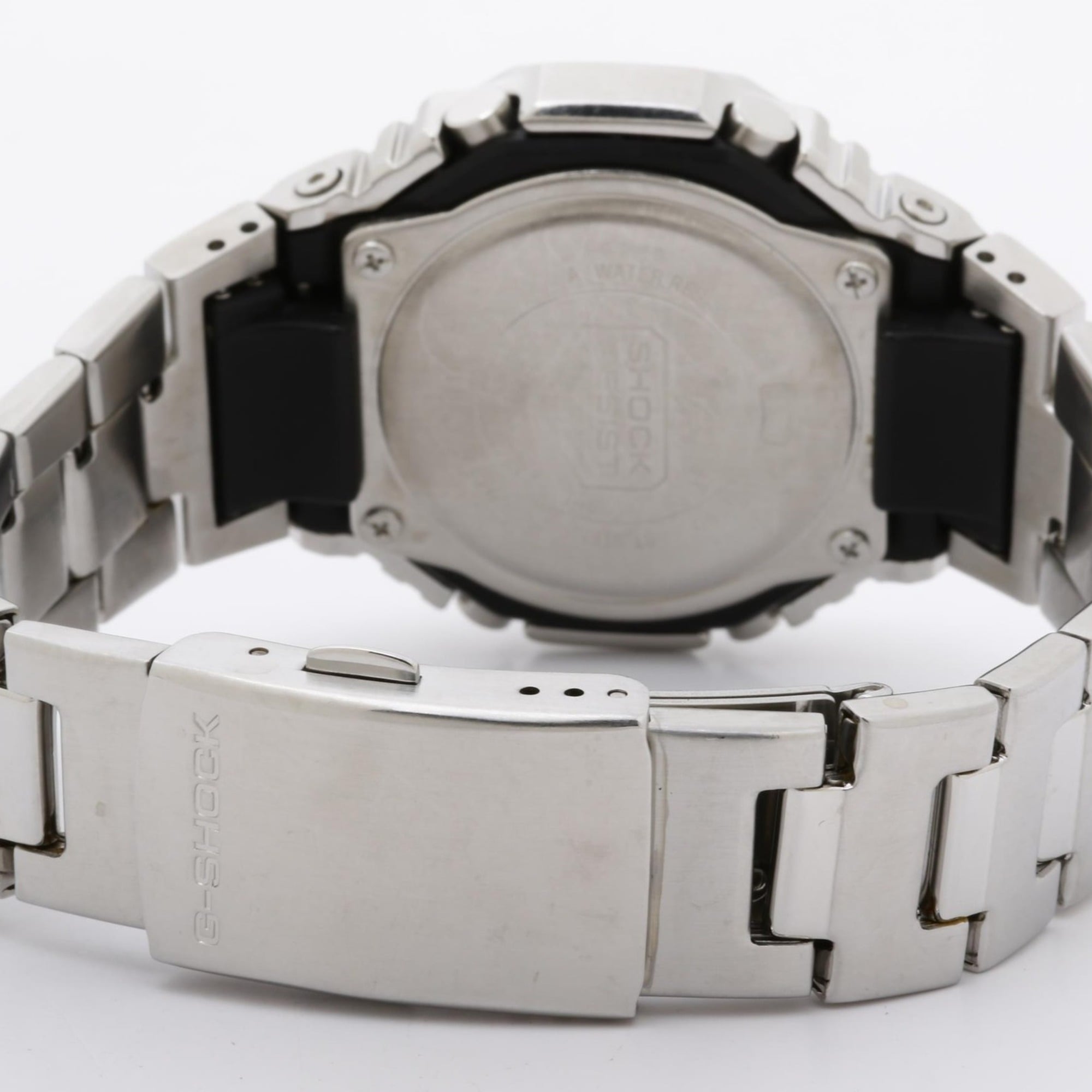 CASIO G-SHOCK 2100 Series GM-2110D-7AJF Silver Stainless Steel x Resin Men's Watch — Good