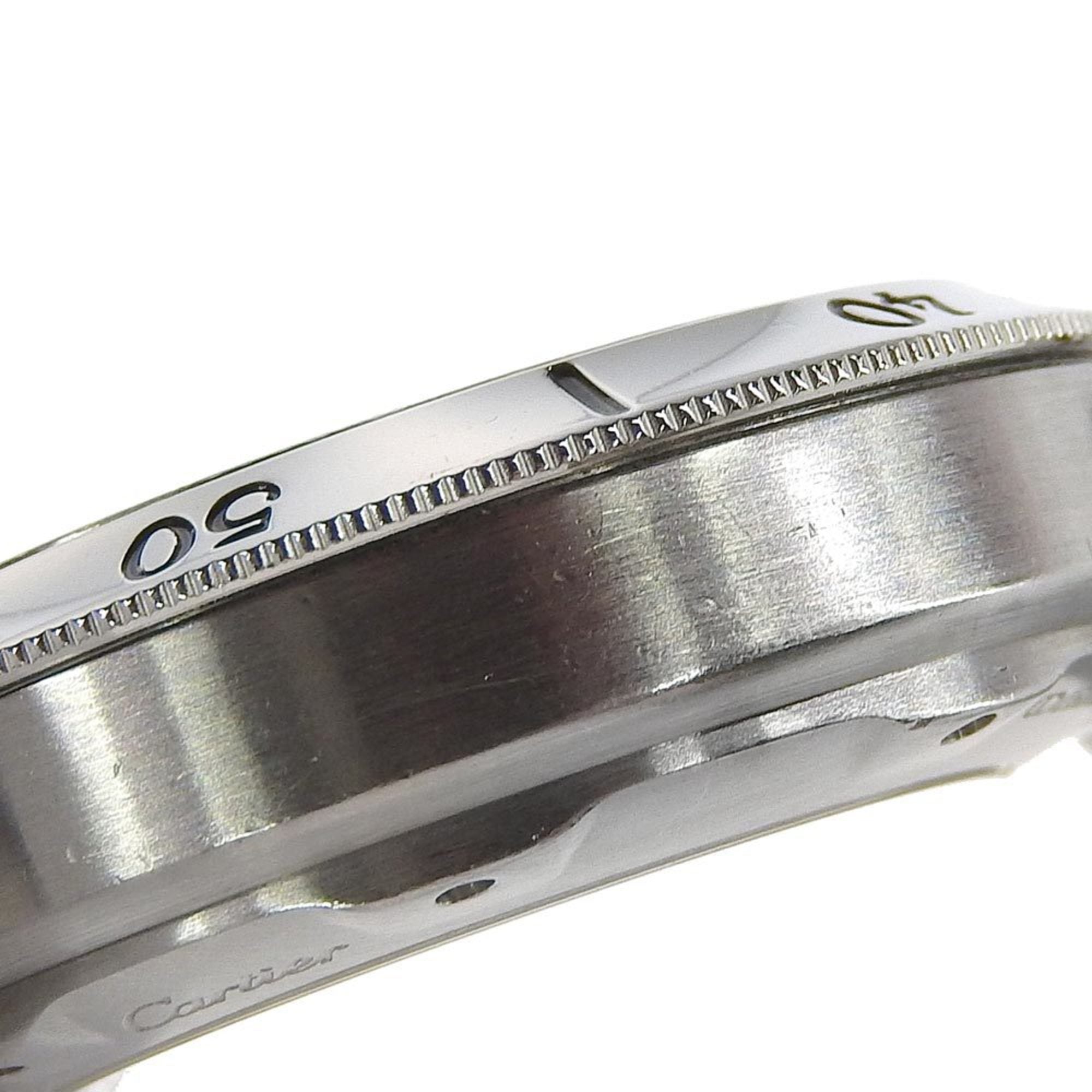 Cartier Pasha Men's Watch, Caliber 205, W3107355, Stainless Steel, Automatic Chronograph, Gray Dial, See-Through Back — Good