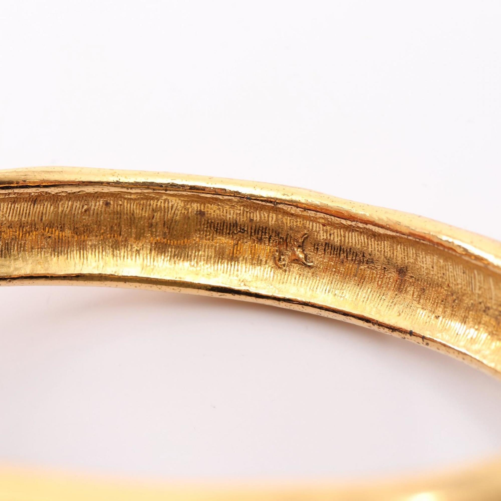 CHANEL Bangle Accessory GP (Gold Plated) Women's Gold