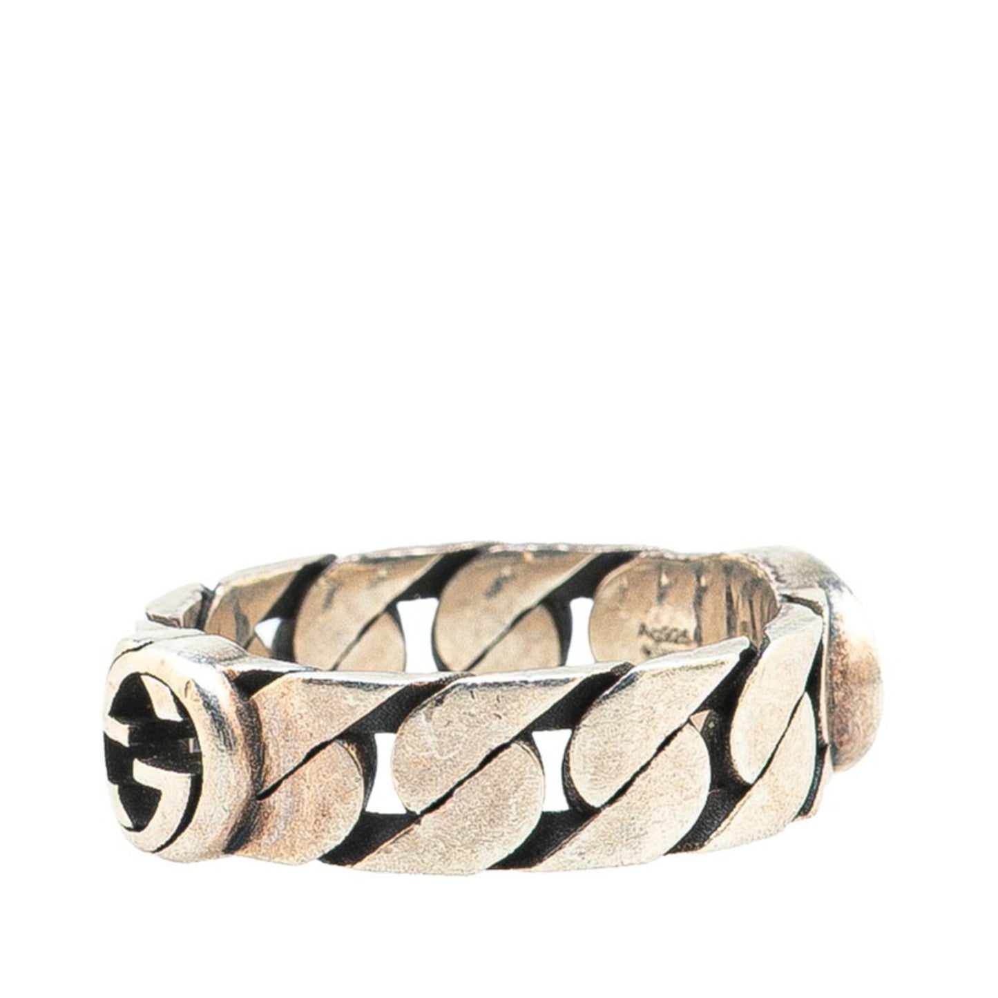 Gucci Interlocking G Ring #14 SV925 Silver Women's GUCCI