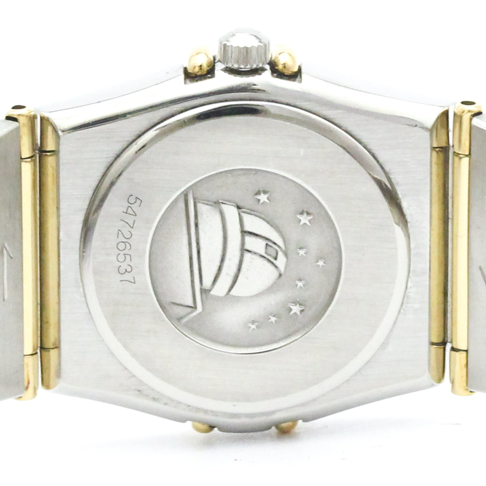 OMEGA Constellation 18K Gold Steel Ladies Watch 795.1080 Polished — Very Good