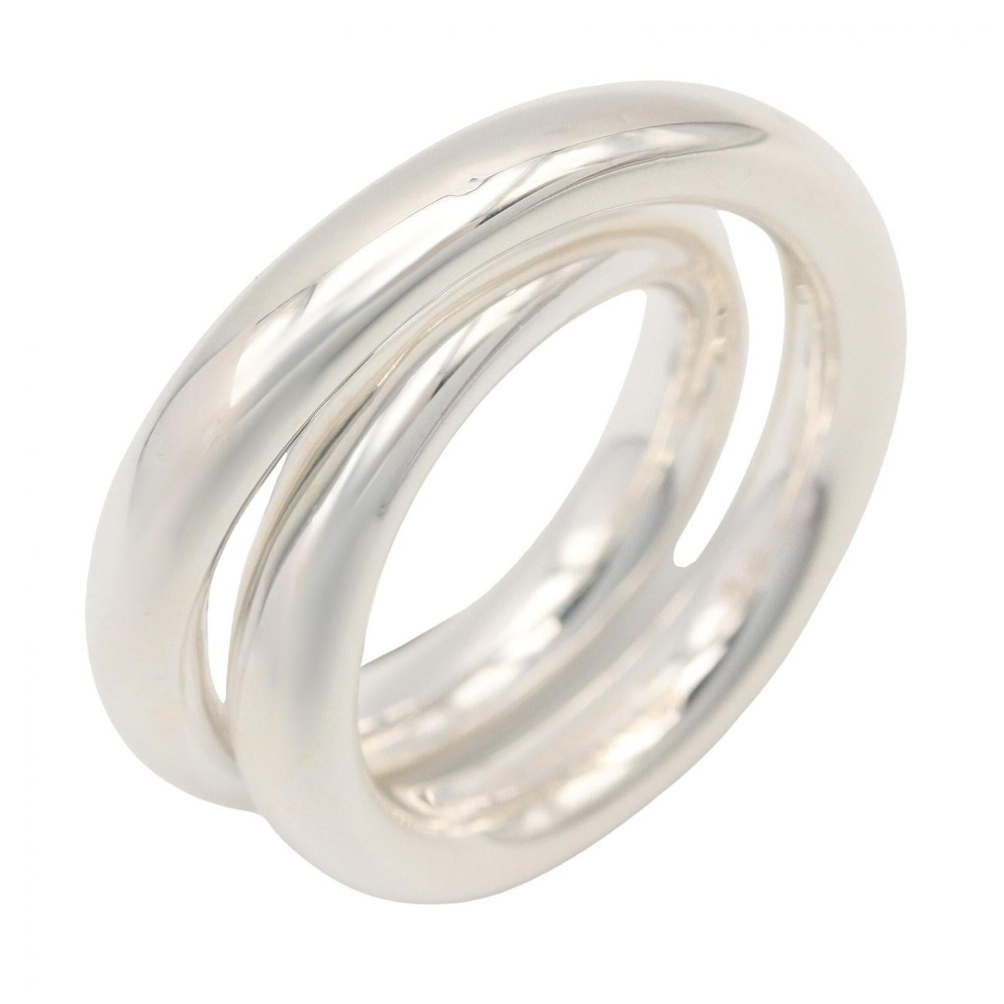 Hermes Vertige Ring, Sterling Silver 925, Tone, Ring/Finger Ring — Like New