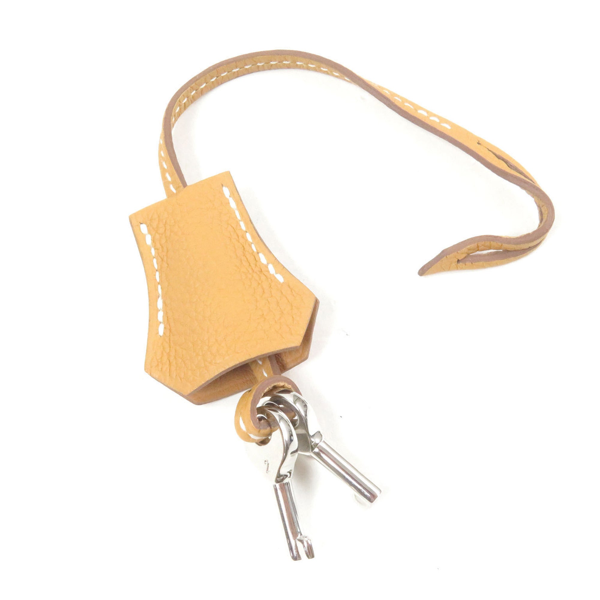 HERMES Sac à Dépêches 21 Togo Leather Shoulder Bag, Natural Sable, W Stamp, with Dust Made in France, Men's — Like New