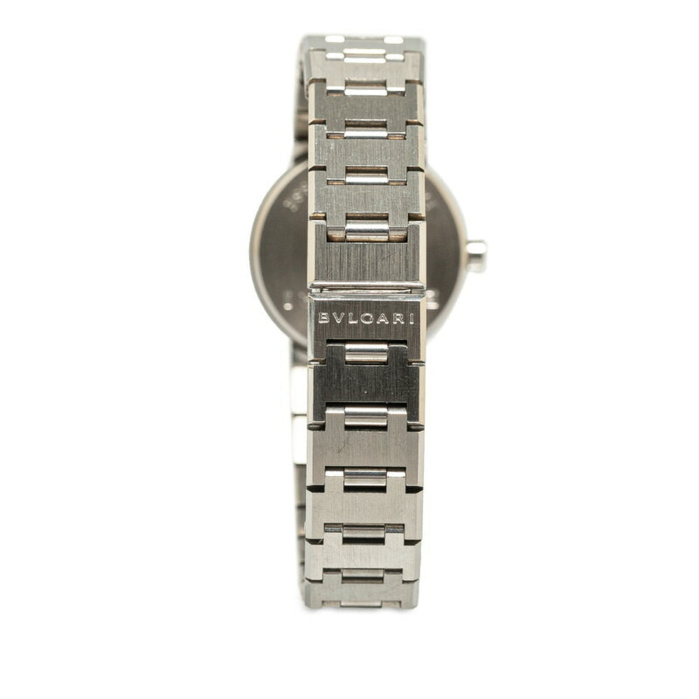 BVLGARI Watch BB23SS Quartz Black Dial Stainless Steel Women's — Good