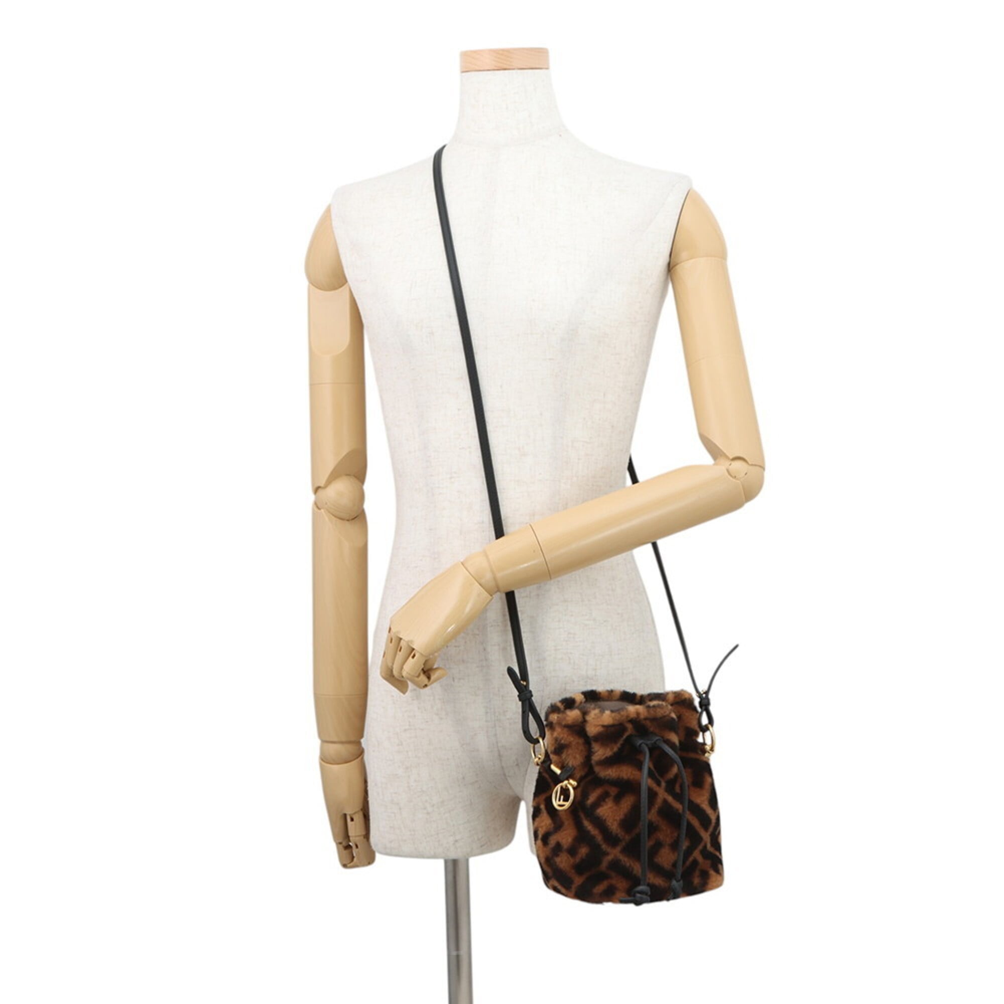 Fendi Shoulder Bag Montresor Mini Mouton 8BS010 FENDI Handbag 2-way — Like New
