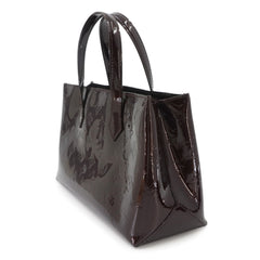 Louis Vuitton Wilshire PM Monogram Vernis Handbag Leather Amarante M93641 — New - Store Return