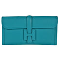 Hermes Hermès Jige Elan 29 Clutch Bag Chevre A Stamp Blue