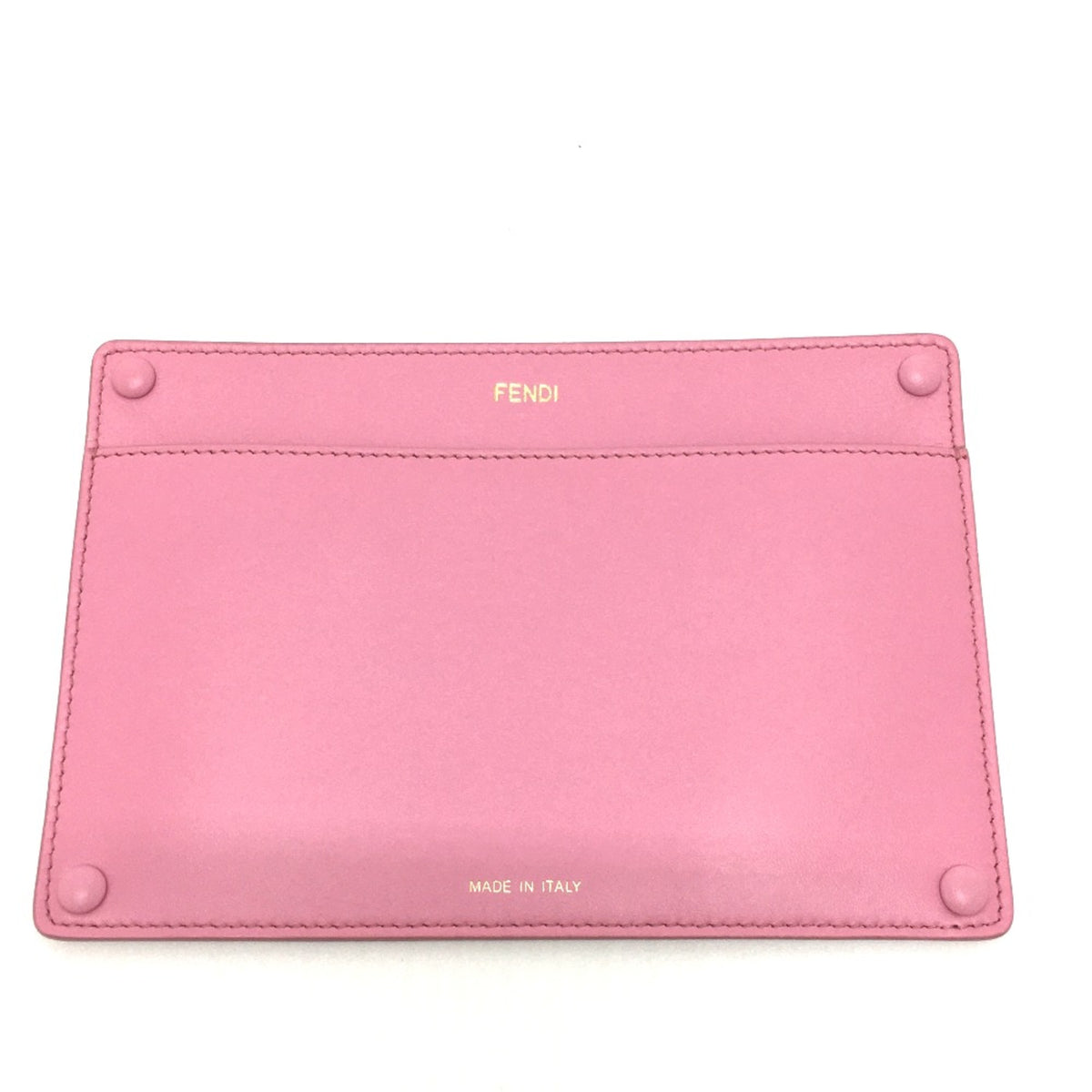 Fendi 7AR907 bag pocket flat Pouch pink — Like New