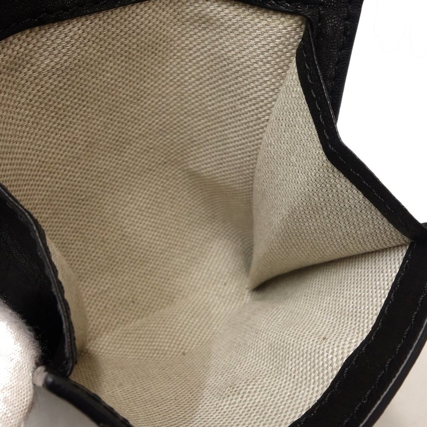 Jimmy Choo Star Studded Frida Bifold Wallet Leather Black 083683