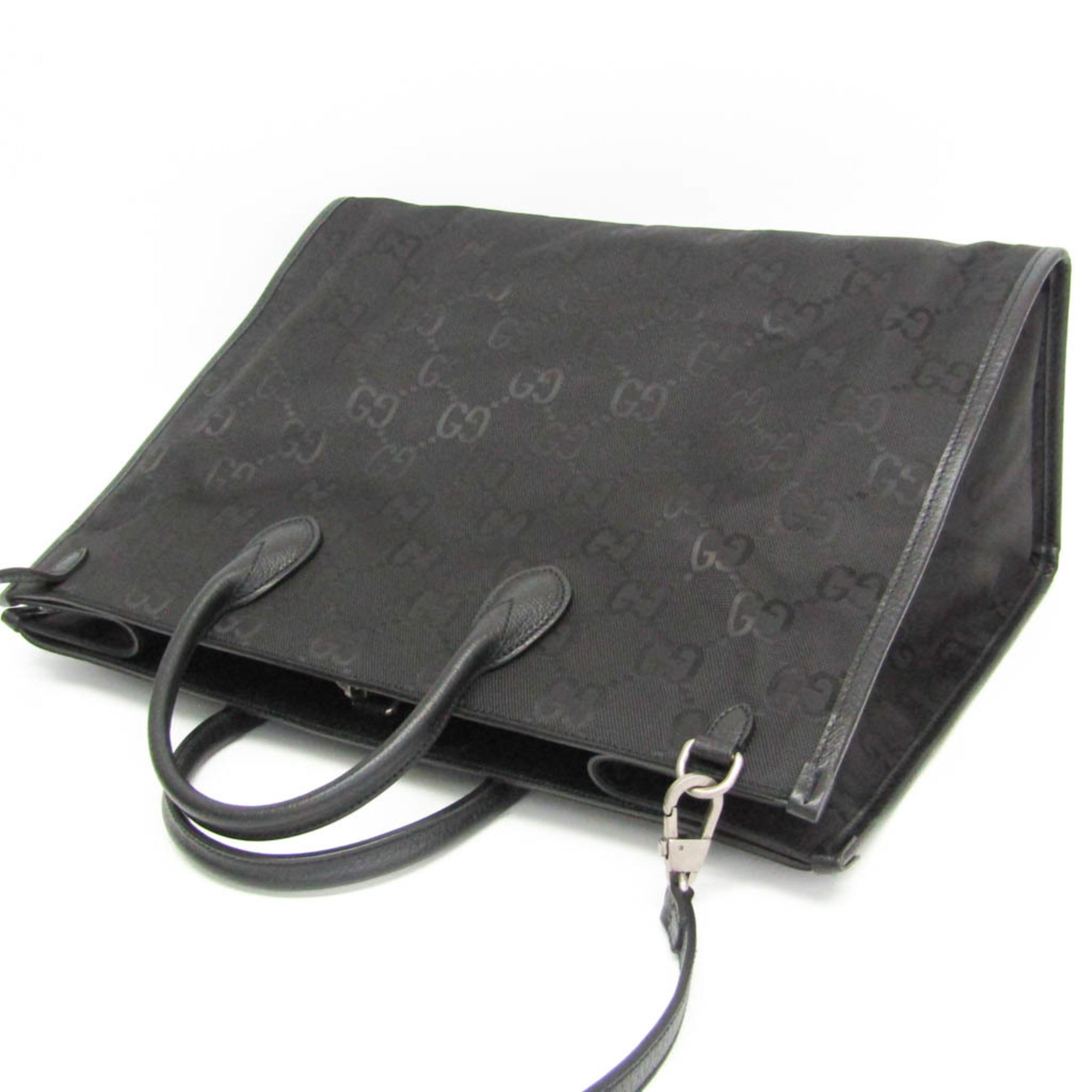 Gucci Off The Grid GG 630353 Men,Women Nylon Canvas,Leather Handbag,Shoulder Bag Black — Like New