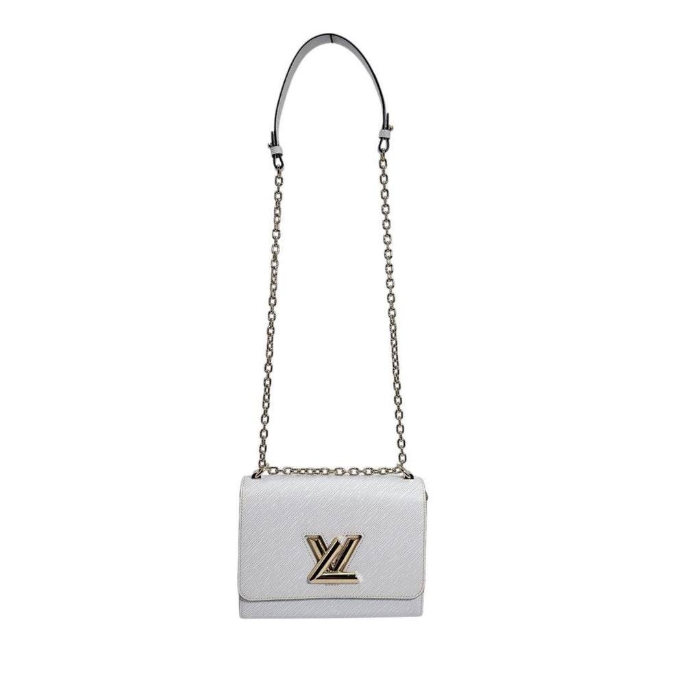Louis Vuitton Twist MM Shoulder Bag in Epi Leather and Blanc M55513 White — New - Store Return