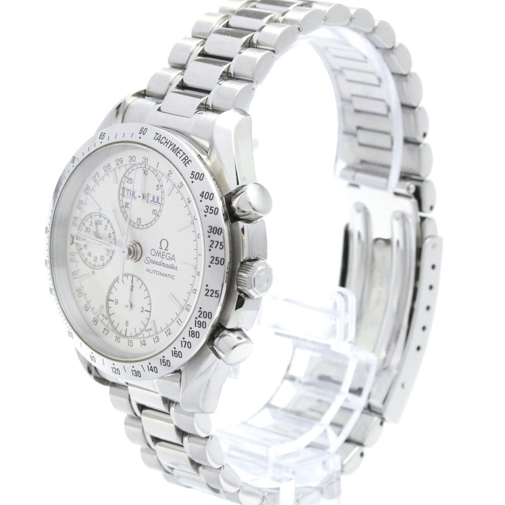 OMEGA Speedmaster Triple Date Steel Automatic Watch 3521.30 Polished — Very Good