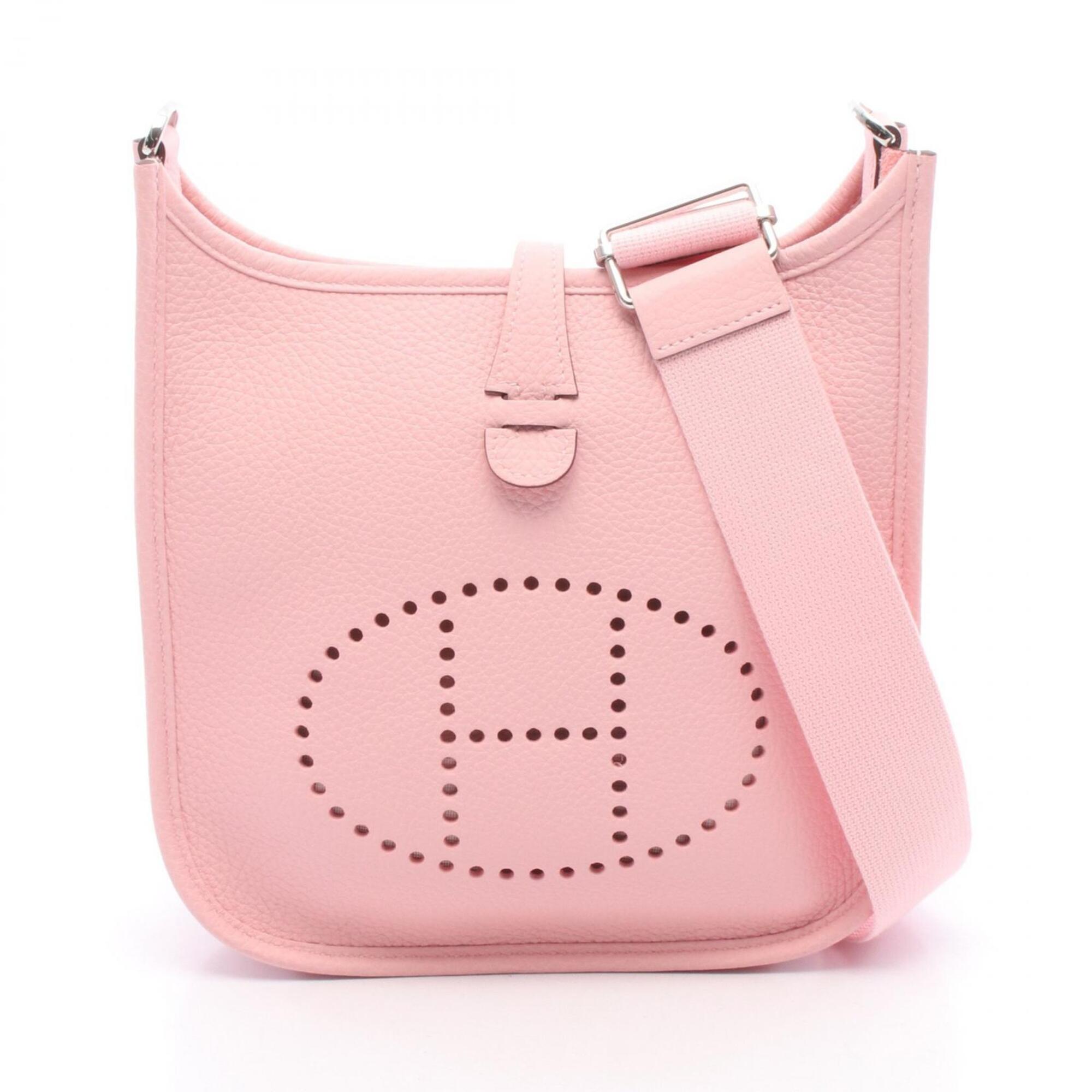 Hermes Evelyne 23 Shoulder Bag/Handbag, Leather, Taurillon Clemence Women's, Pink — New - Store Return