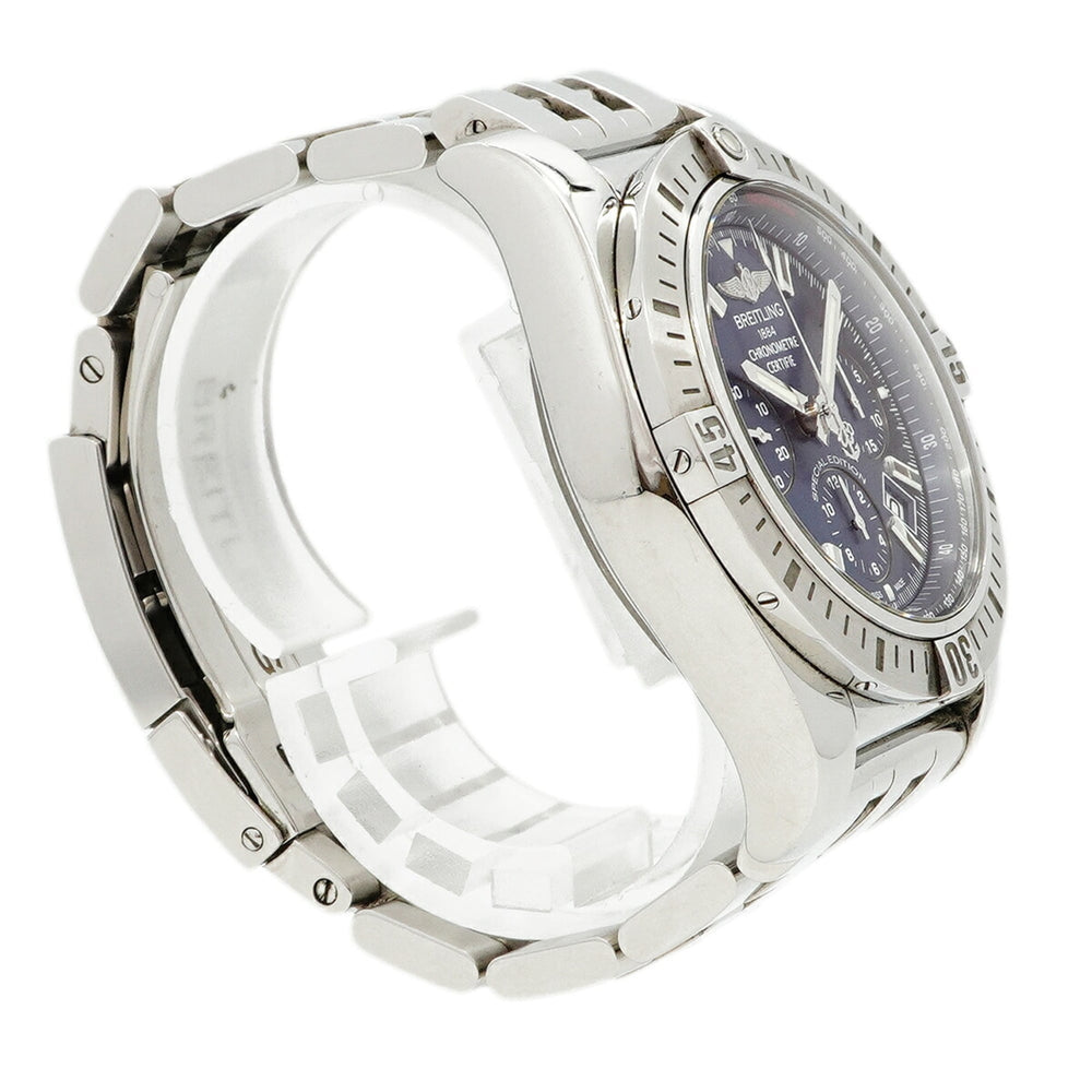 Breitling Chronomat 44 AB0115 Blue Dial Men's Watch — Good