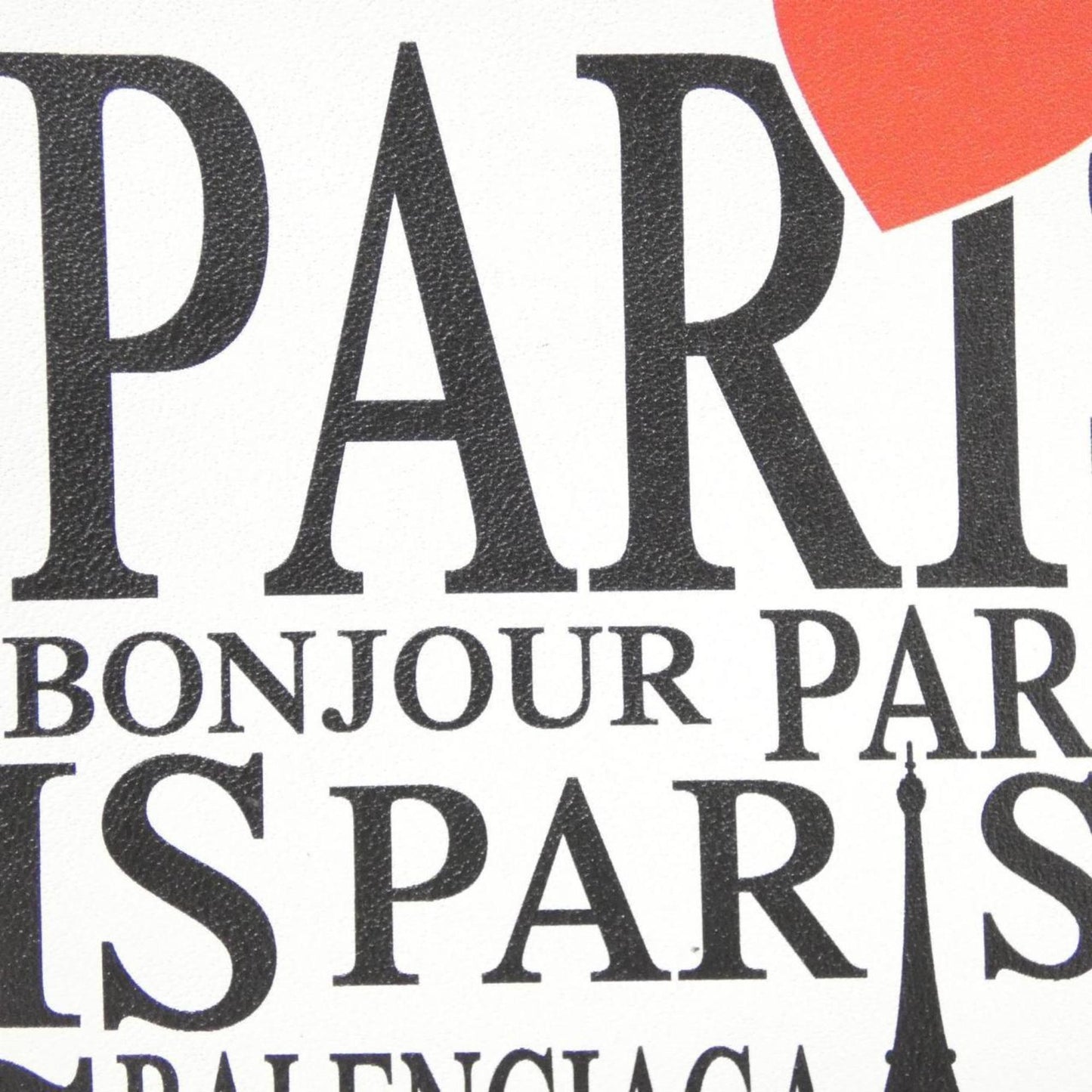 Balenciaga Bonjour Paris Shopping Phone Holder 593826 1BW5N Handbag