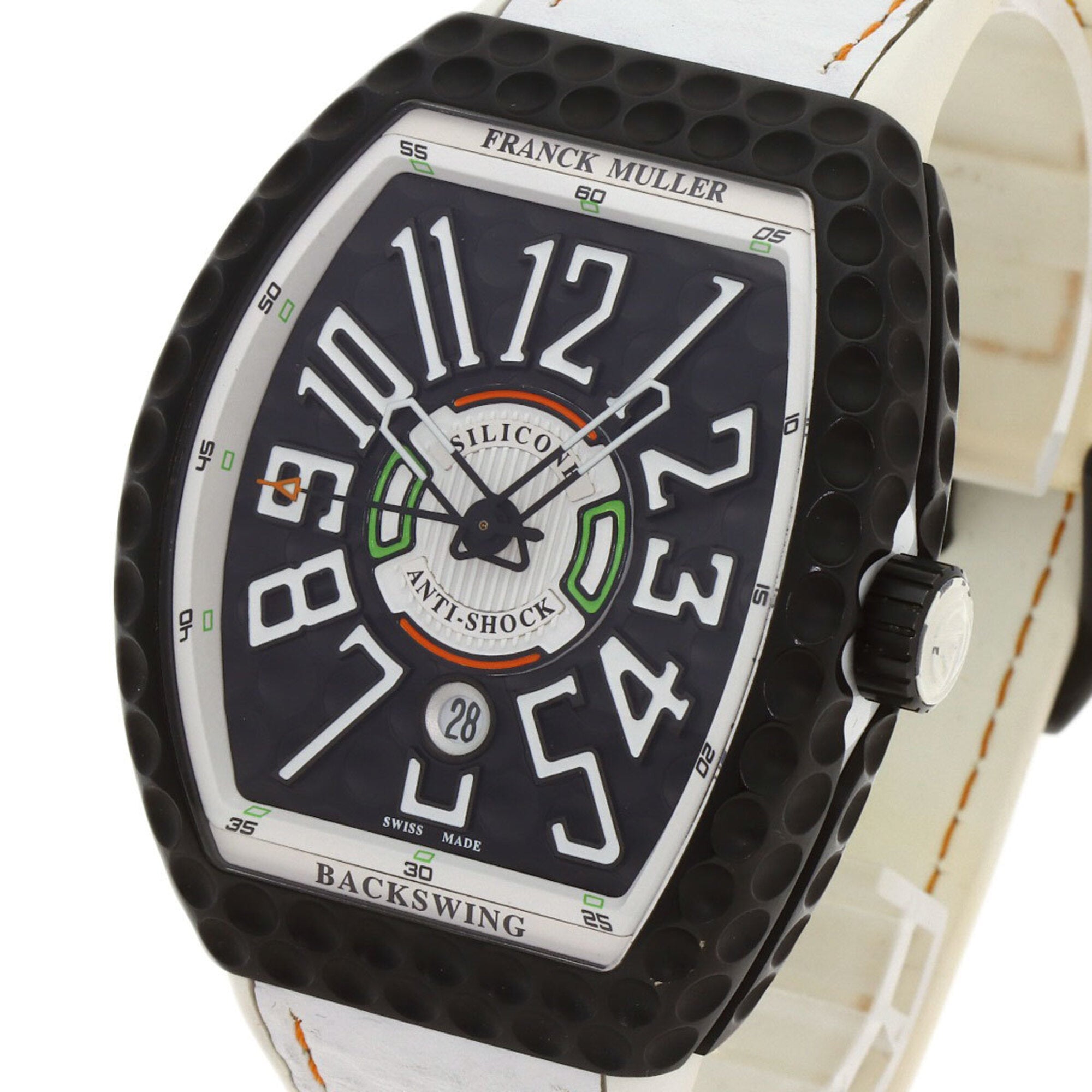 Franck Muller V45SCDT Golf Vanguard Backswing Watch, Titanium/Rubber, Men's — Very Good