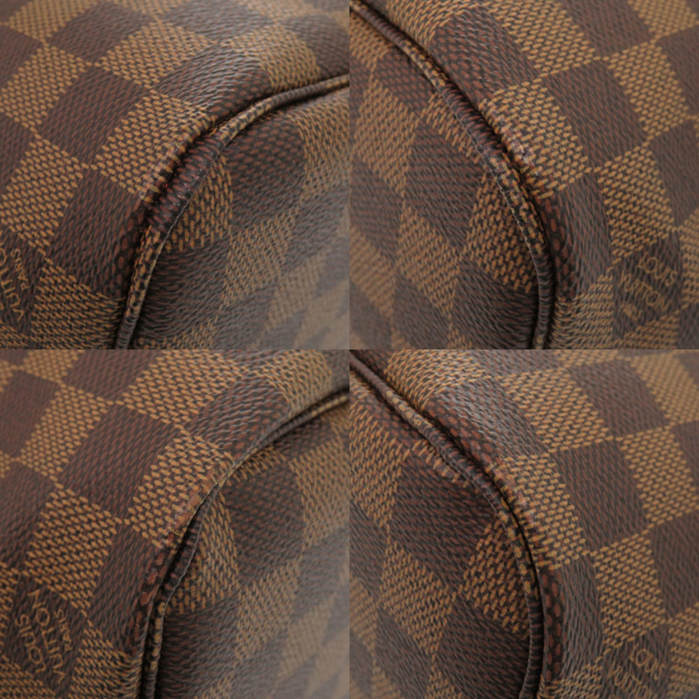 Like new Louis Vuitton Neverfull PM Damier Brown Tote Bag with Pouch N41359 LV 0701 LOUIS VUITTON — Like New