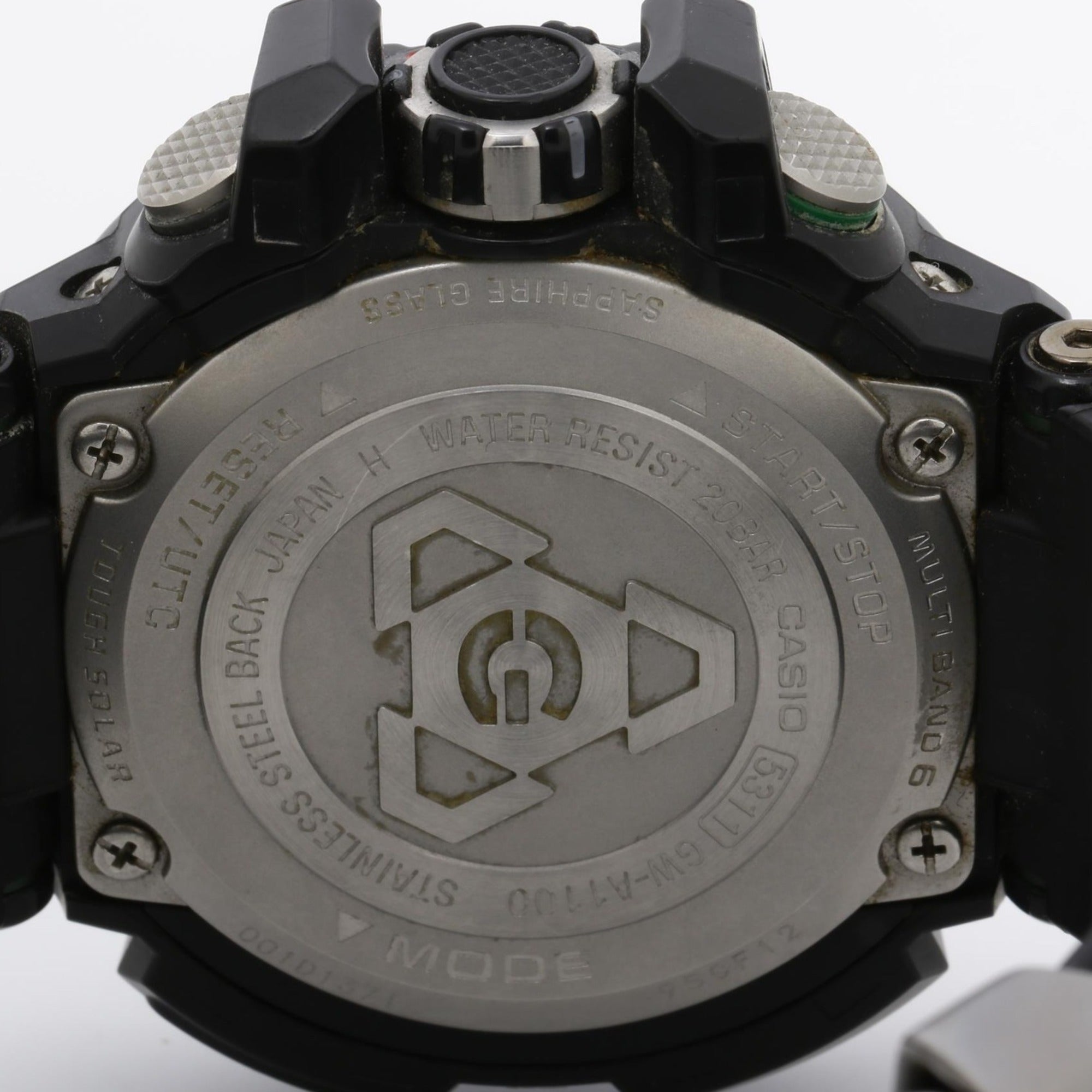 CASIO GSHOCK MASTER OF G AIR GRAVITYMASTER GWA11001A3JF Black Resin Men's Analog Watch — Good