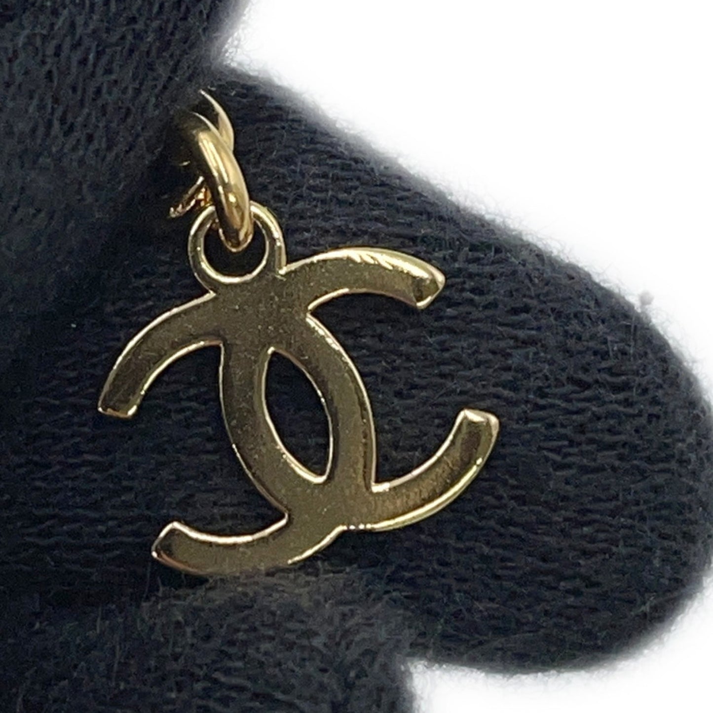 Chanel Necklace with Coco Mark, African Continent Motif, Faux Pearls and Rhinestones, G23A CHANEL