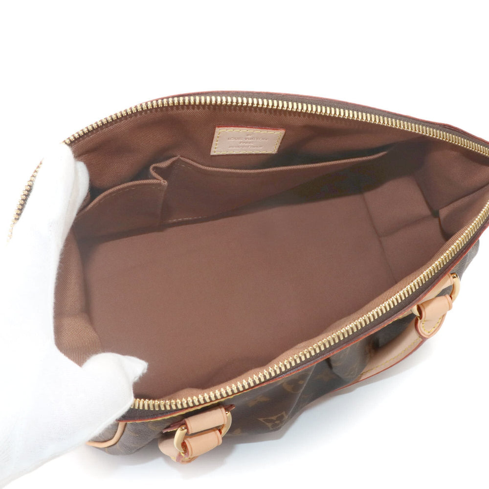Tivoli PM Louis Vuitton Monogram Handbag Brown M40143 Gold Hardware — Like New