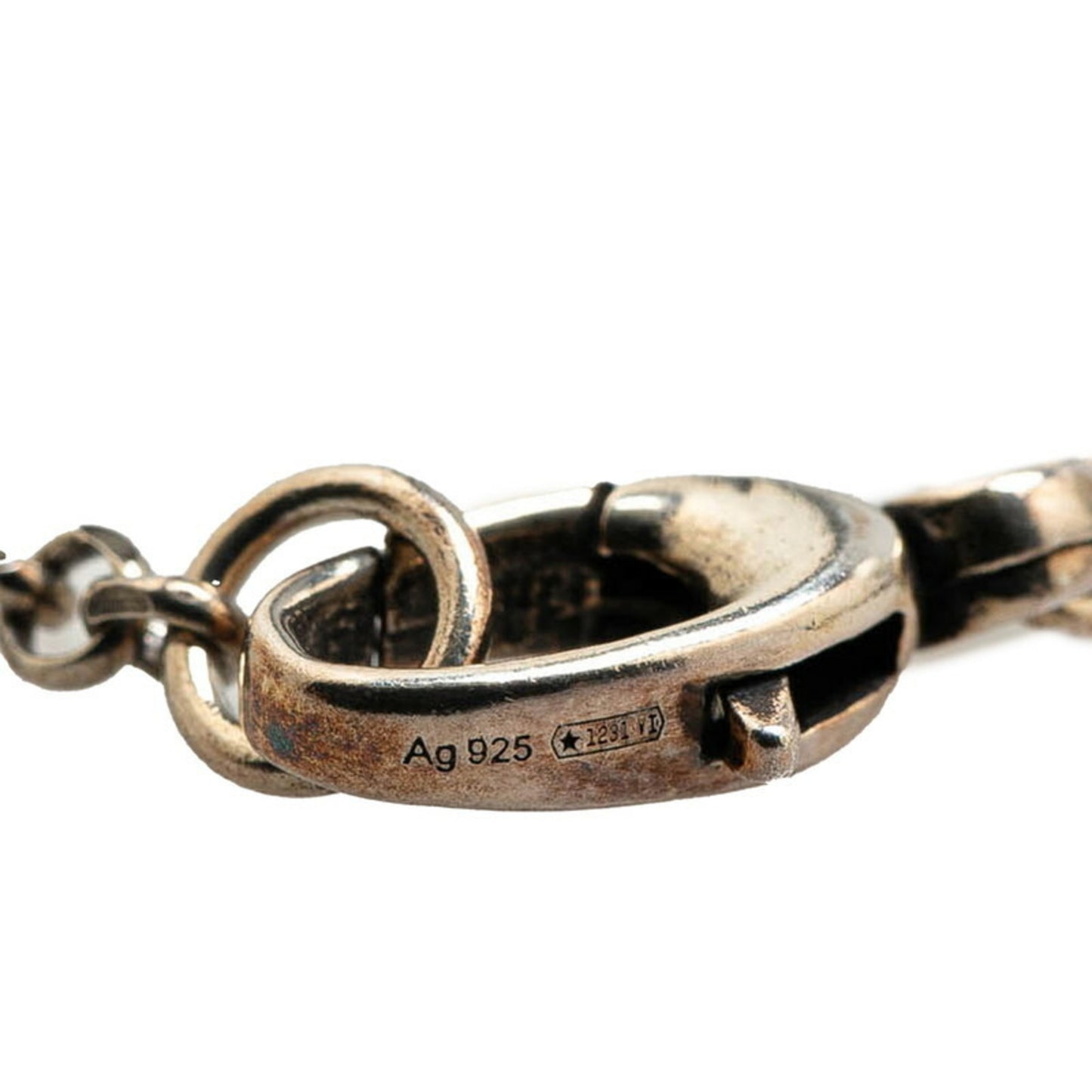 Gucci Double G Key Necklace SV925 Silver Men's GUCCI