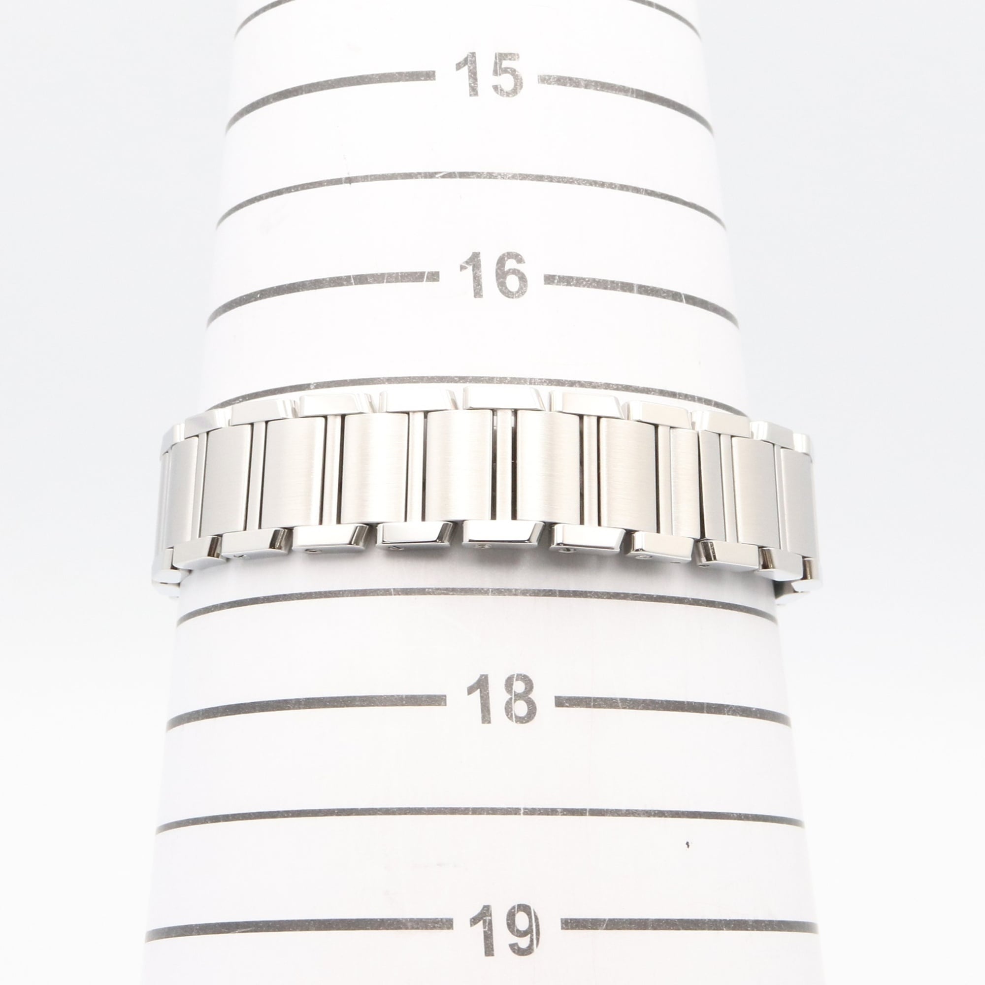 Cartier Tank Française SM Watch, Stainless Steel, Ladies, Pink/Pink Shell, W51028Q3 — Very Good