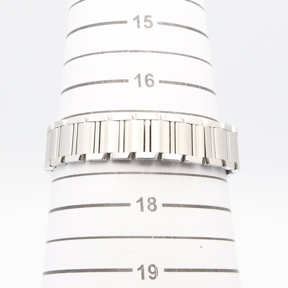 Cartier Tank Française SM Watch, Stainless Steel, Ladies, Pink/Pink Shell, W51028Q3 — Very Good
