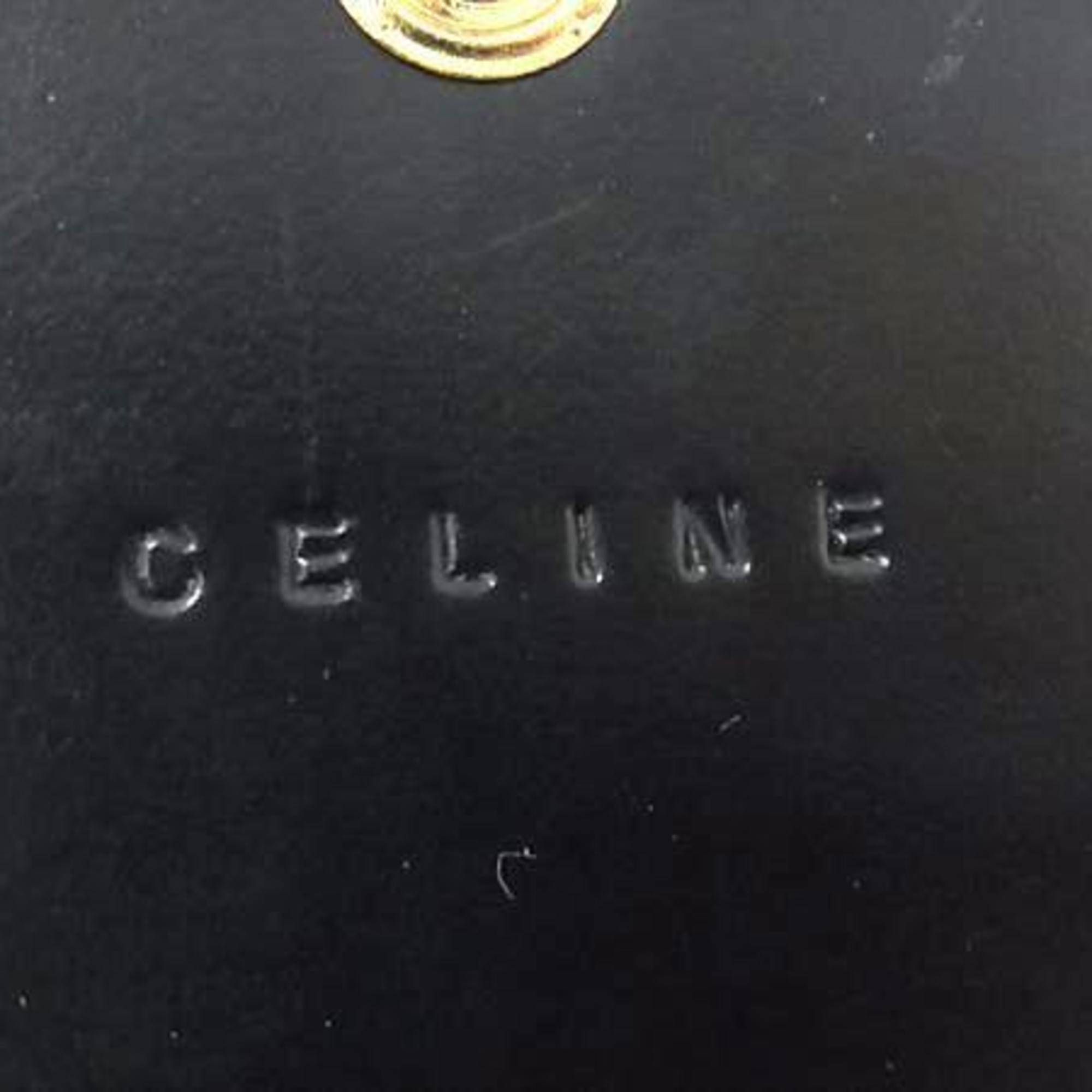 CELINE Macadam Long Wallet - Black and Brown Leather for Women