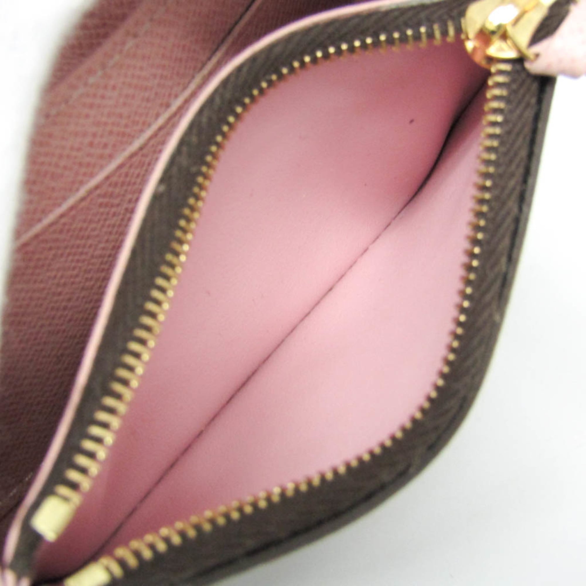 Louis Vuitton Monogram Rosalie Coin Purse M62361 Women's Monogram Coin Purse/coin Case Brown,Rose Ballerine