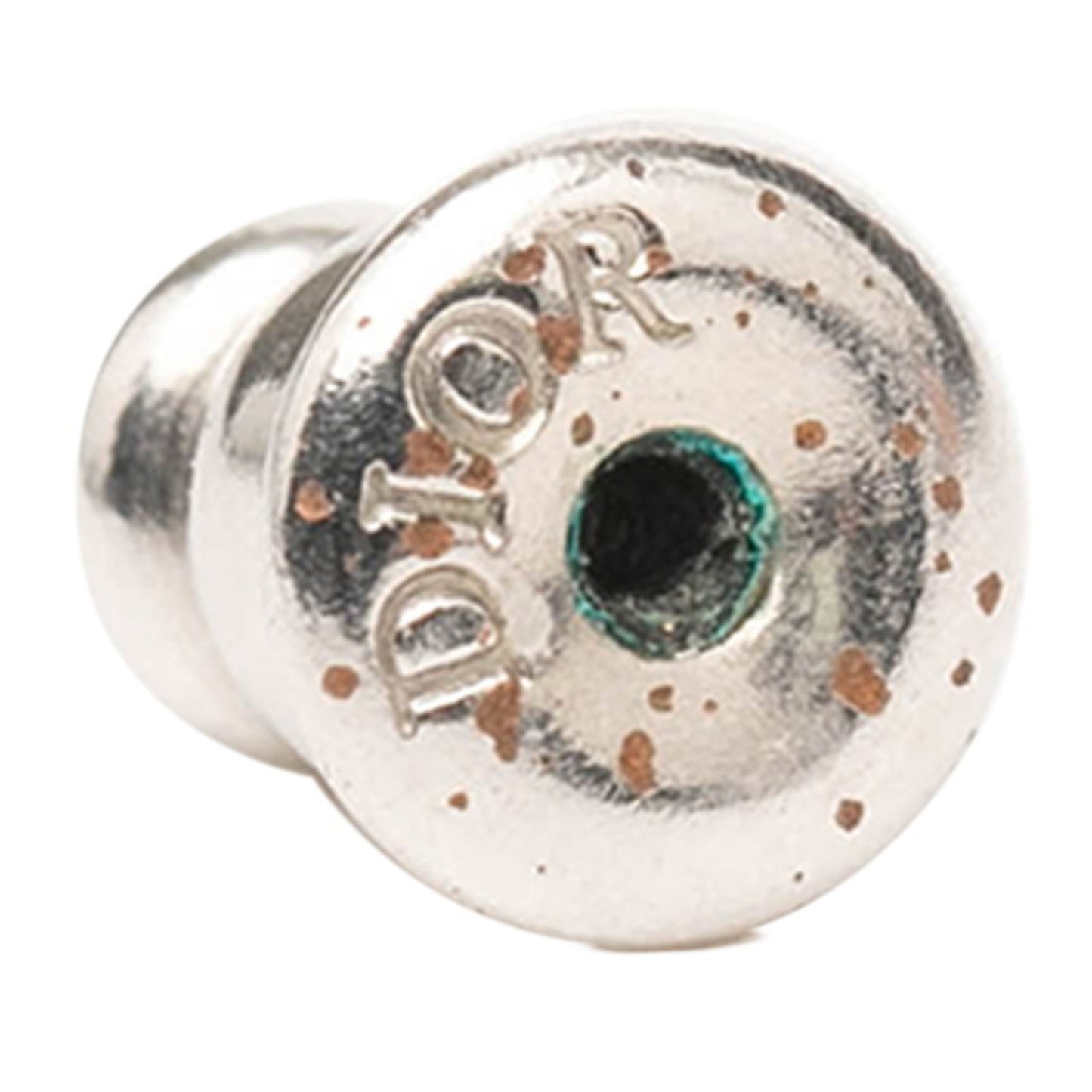 Christian Dior Dior CD logo hoop earrings E1740CDLCY silver metal rhinestone women's