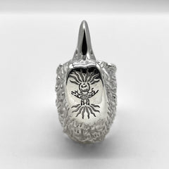 GUCCI Anger Forest Eagle Ring, SV925, 7791, Silver, Men's — Like New