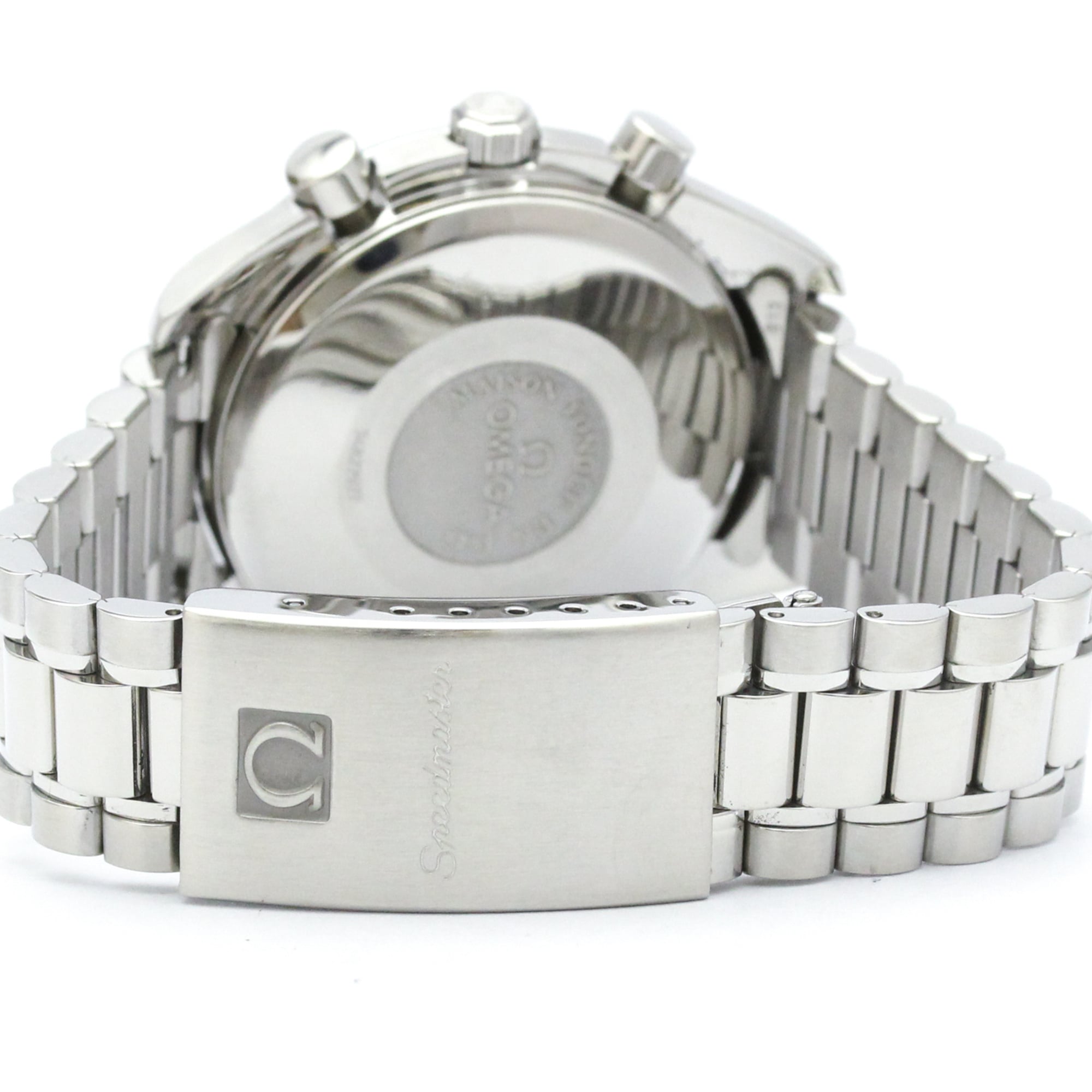 OMEGA Speedmaster Triple Date Steel Automatic Watch 3521.80 Polished — Very Good
