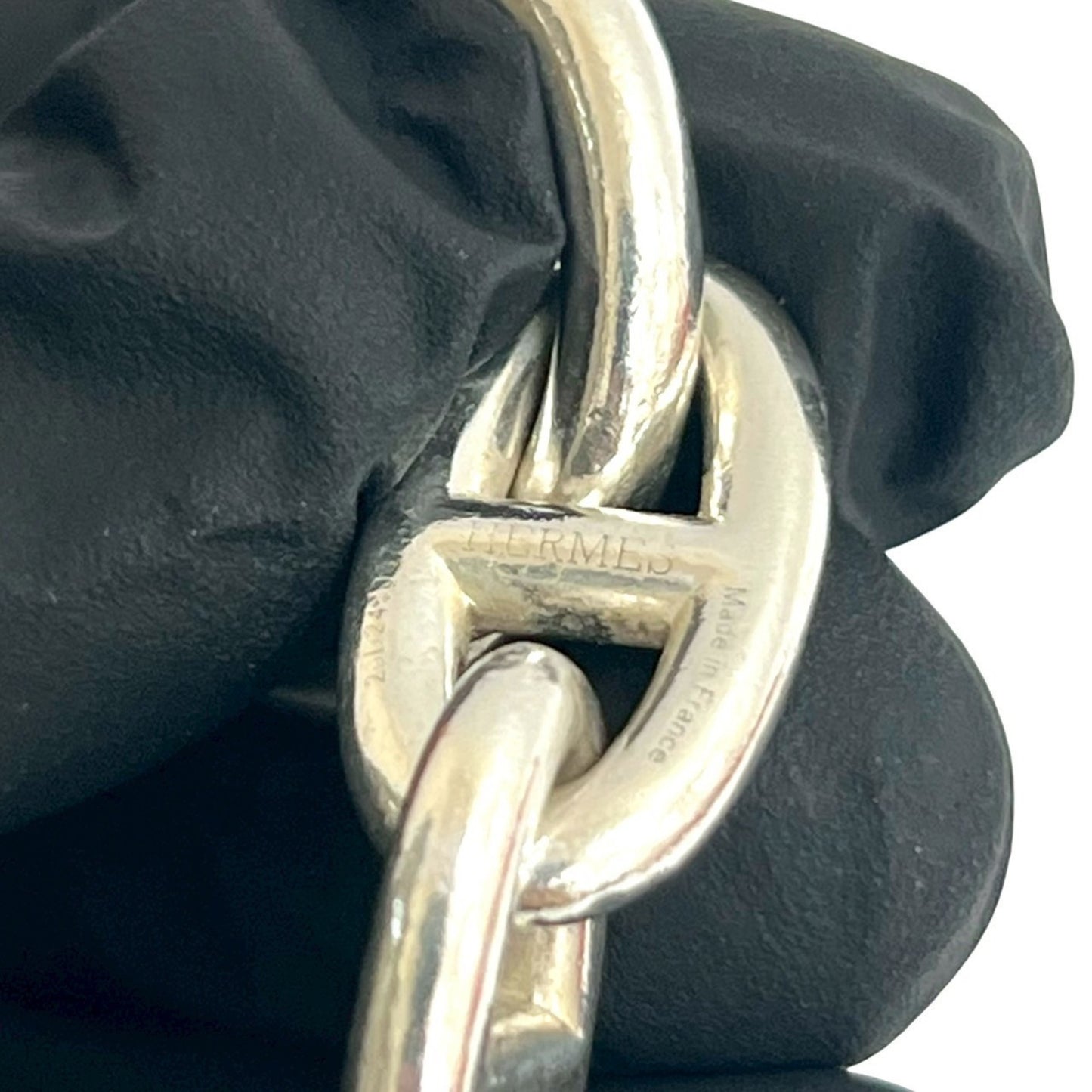 HERMES Chaine d'Ancre GM 13-link Sterling Silver 925 Chain Bracelet, 47217